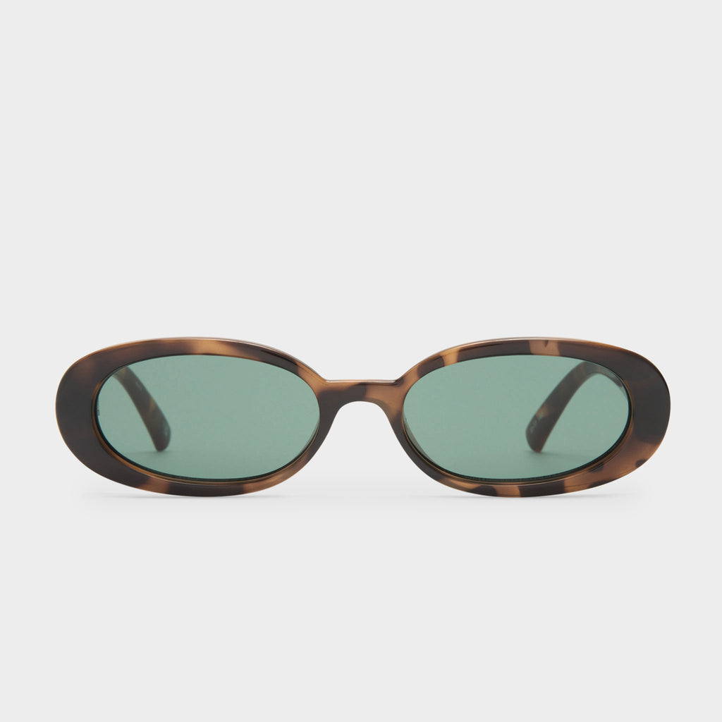 Outta Love Caramel Female Oval Sunglasses | Le Specs