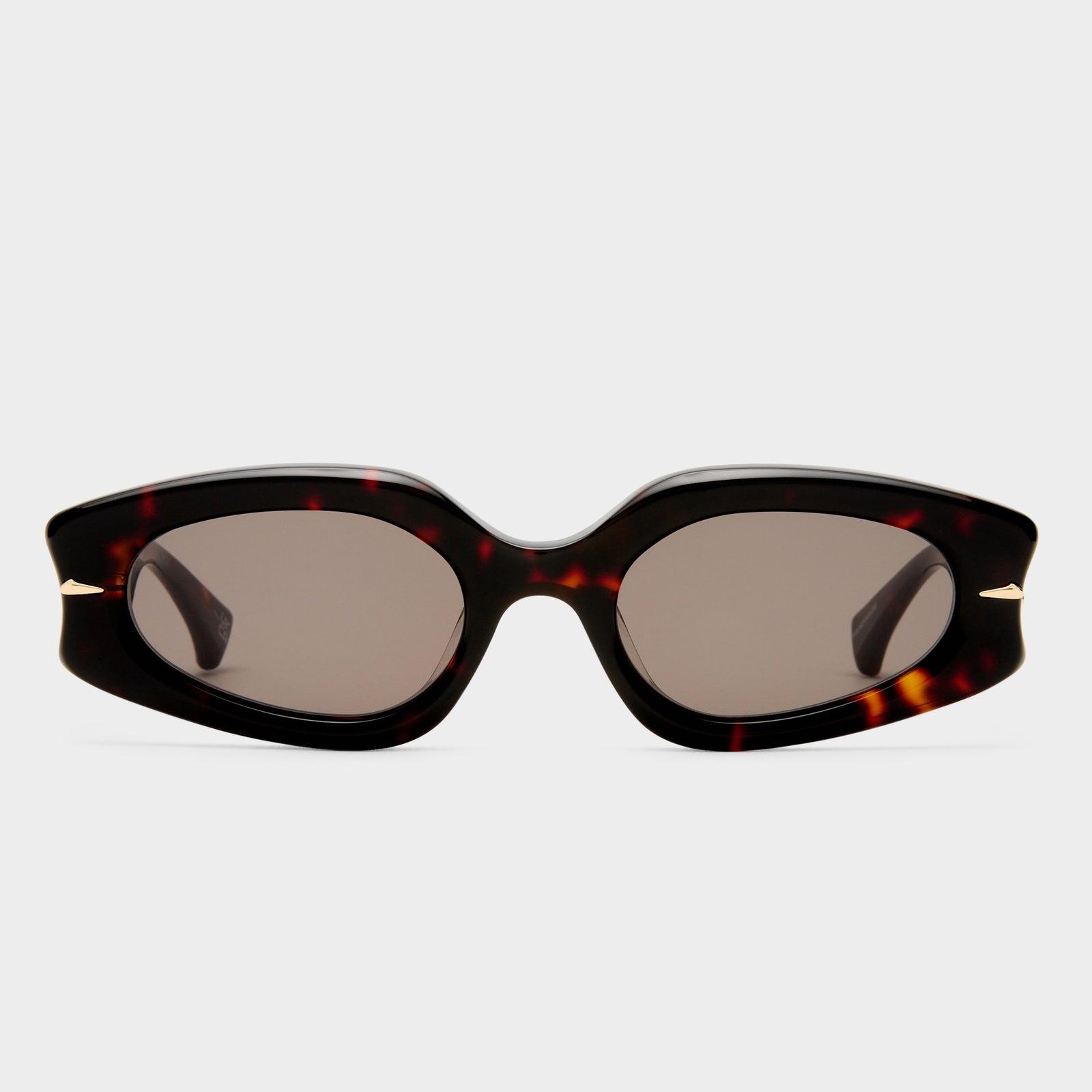 Lunar Tortoiseshell Female Oval Sunglasses | Le Specs