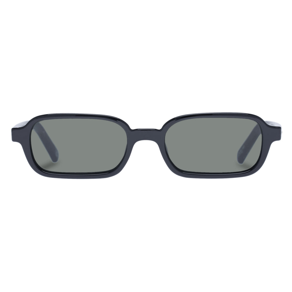 Pilferer Black Uni-Sex Rectangle Sunglasses | Le Specs