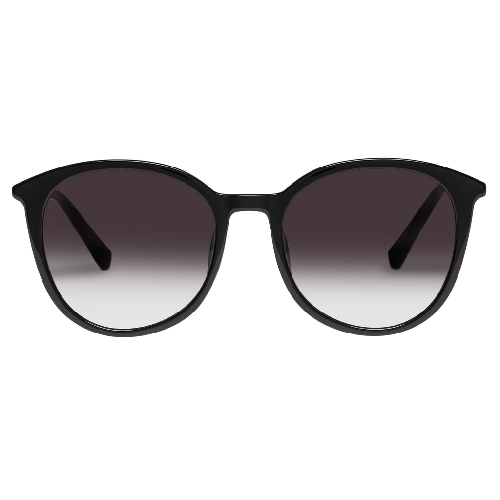 Le Danzing Black Women's Round Sunglasses | Le Specs