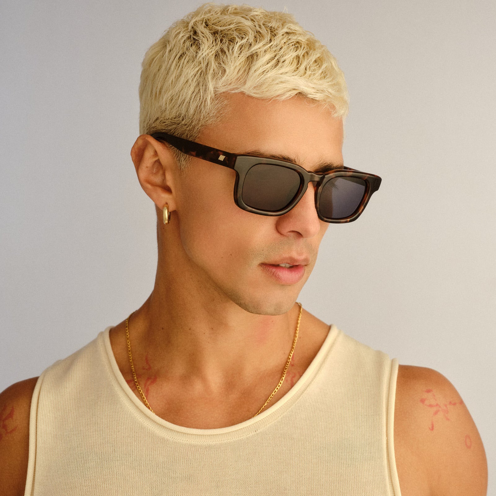 Iceberg + Tokyo Tort Uni-Sex Square Sunglasses | Le Specs