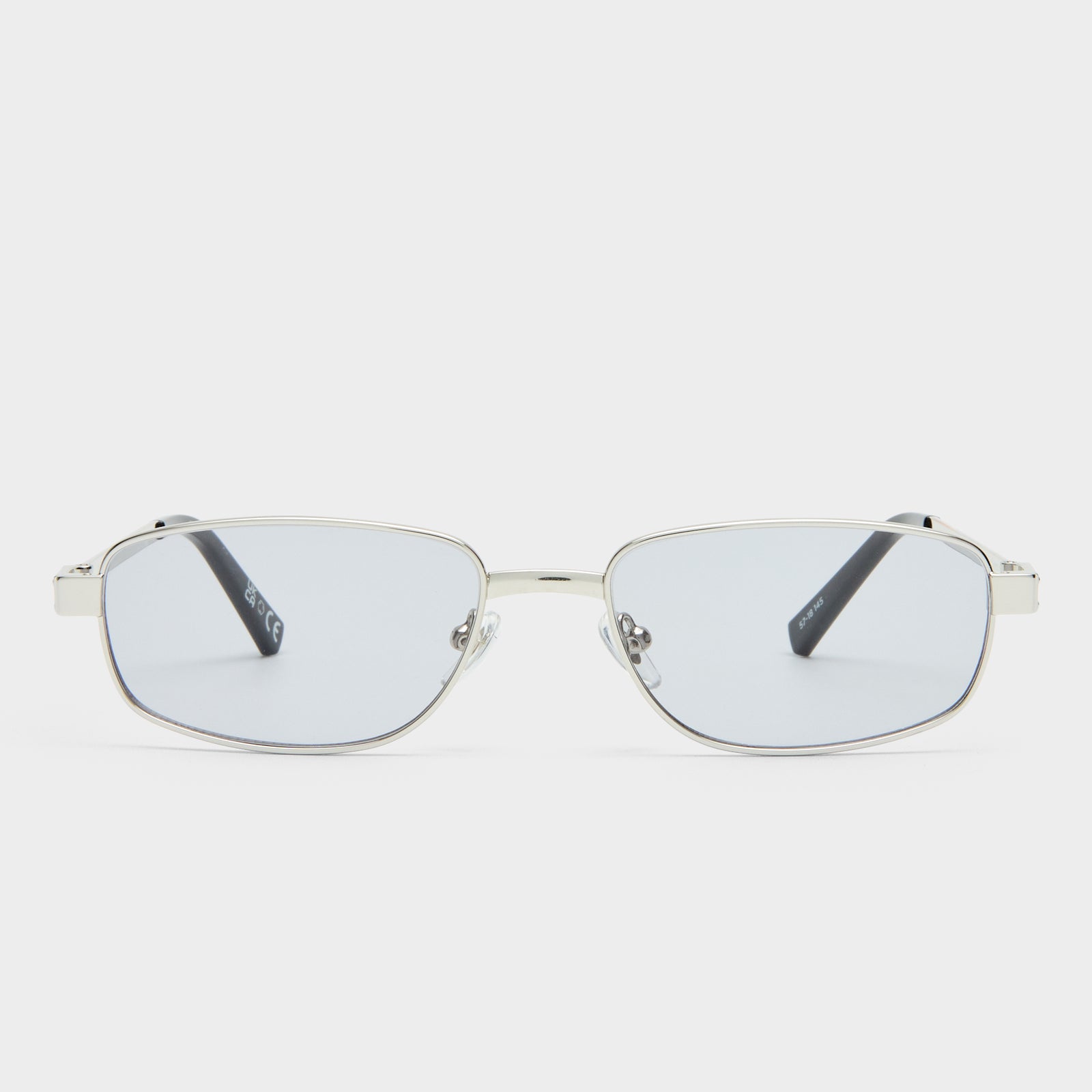 Torrid Silver Uni-Sex Rectangle Sunglasses | Le Specs