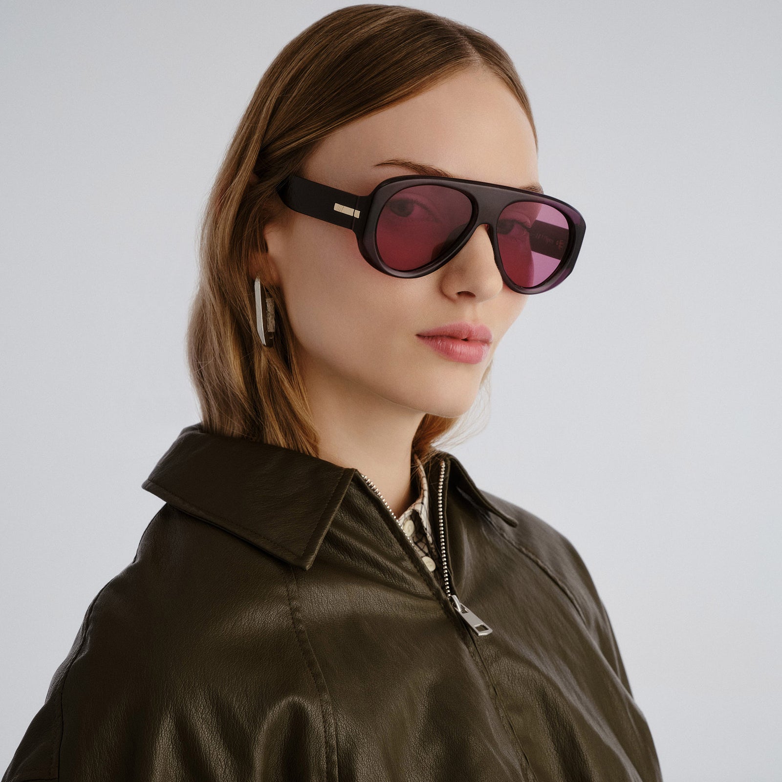 Dream Boat Violet Uni-Sex Aviator Sunglasses | Le Specs