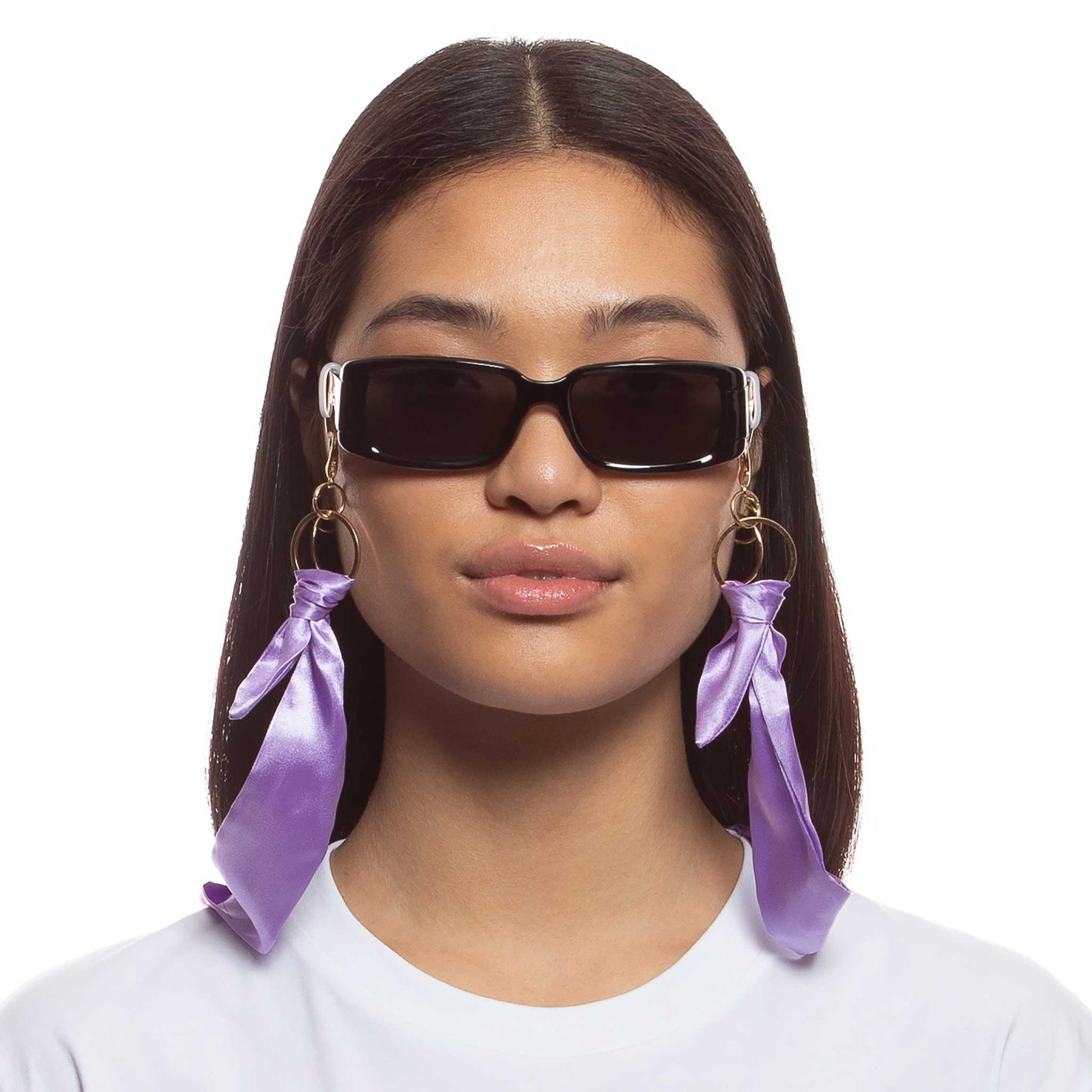 Y2k Scarf Chain Lilac Female Unspecified Accessories | Le Specs