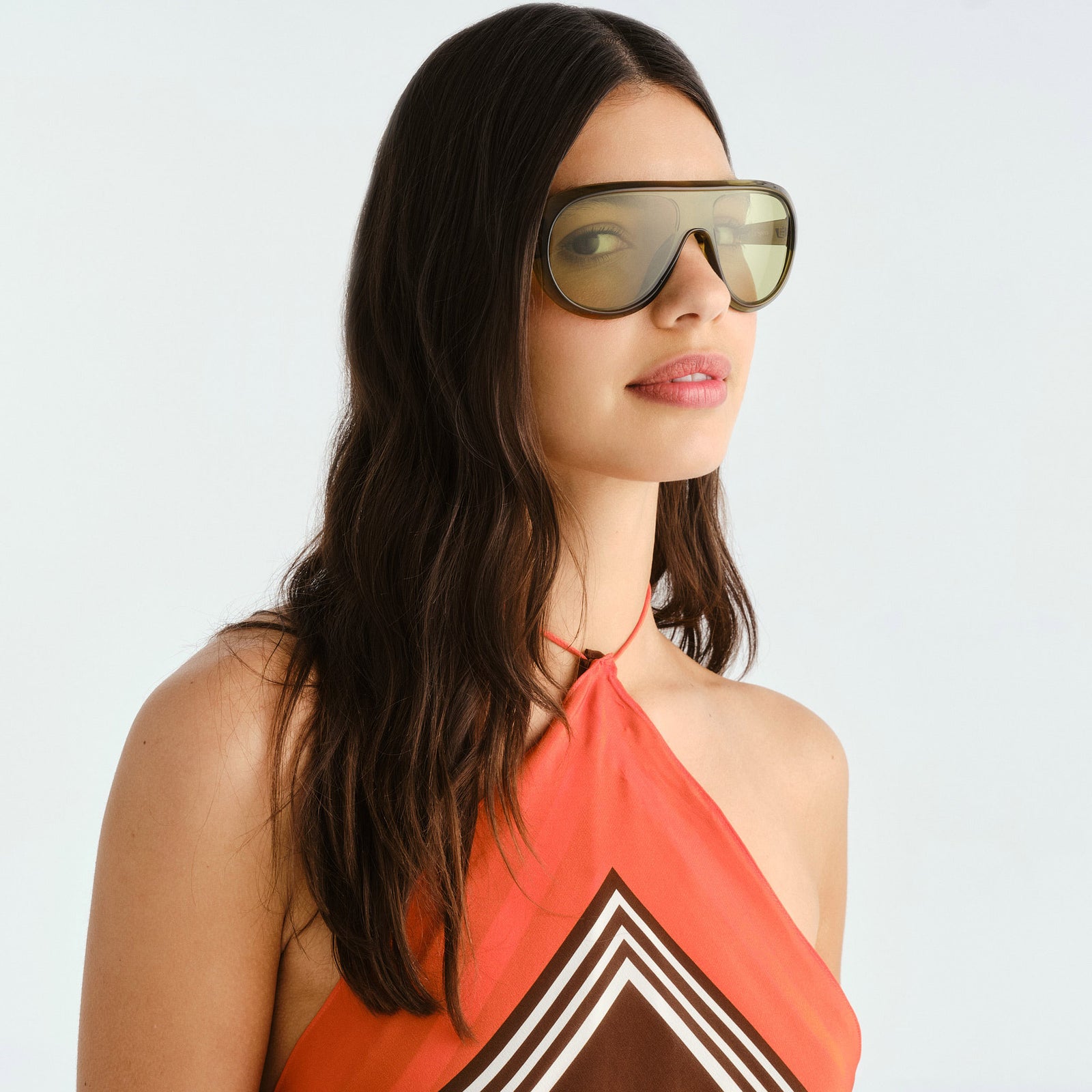 Obsession Wasabi Uni-Sex Shield Sunglasses | Le Specs