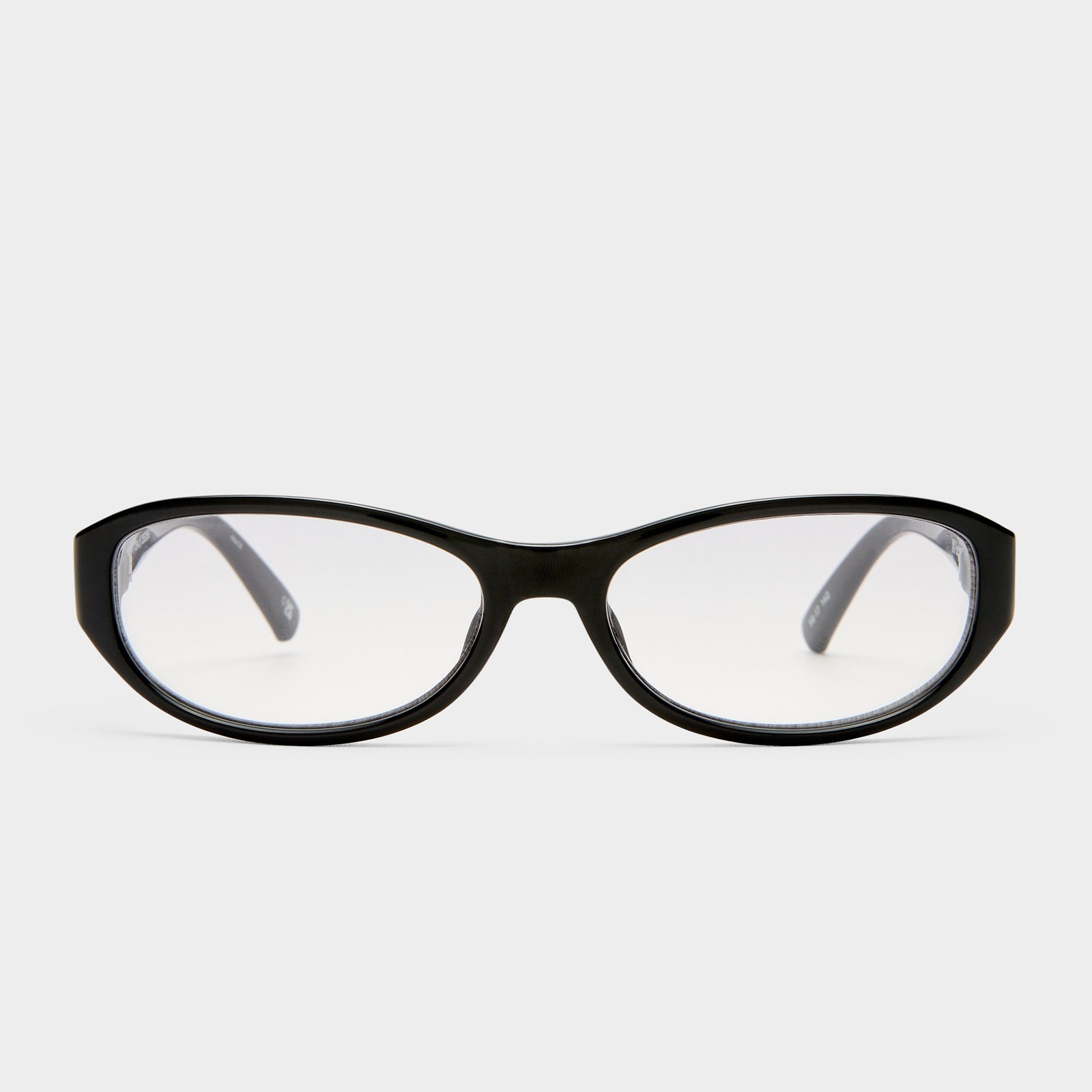 Dont Cha Black Female Oval Sunglasses | Le Specs