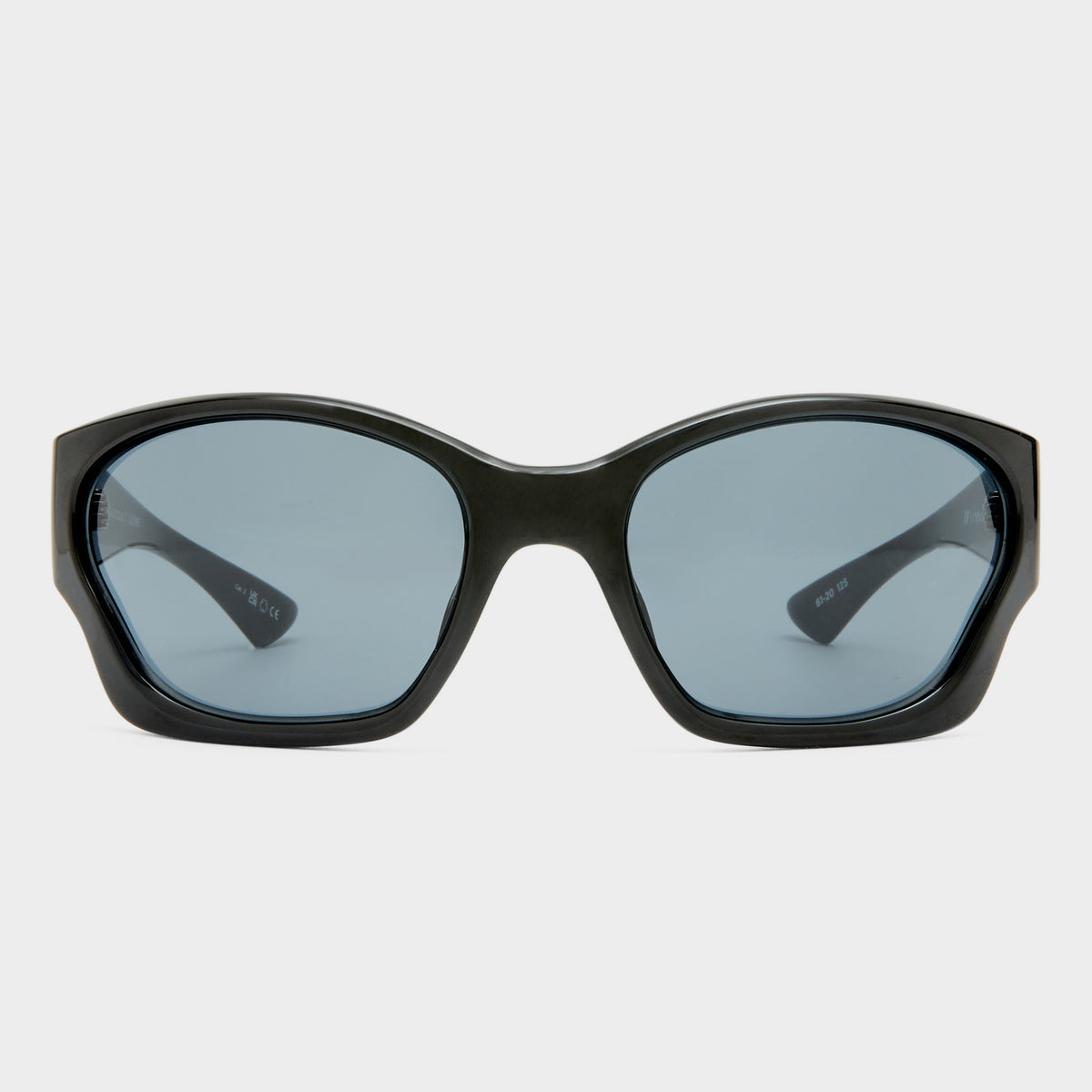 Salacious Black Uni-Sex Wrap Sunglasses | Le Specs