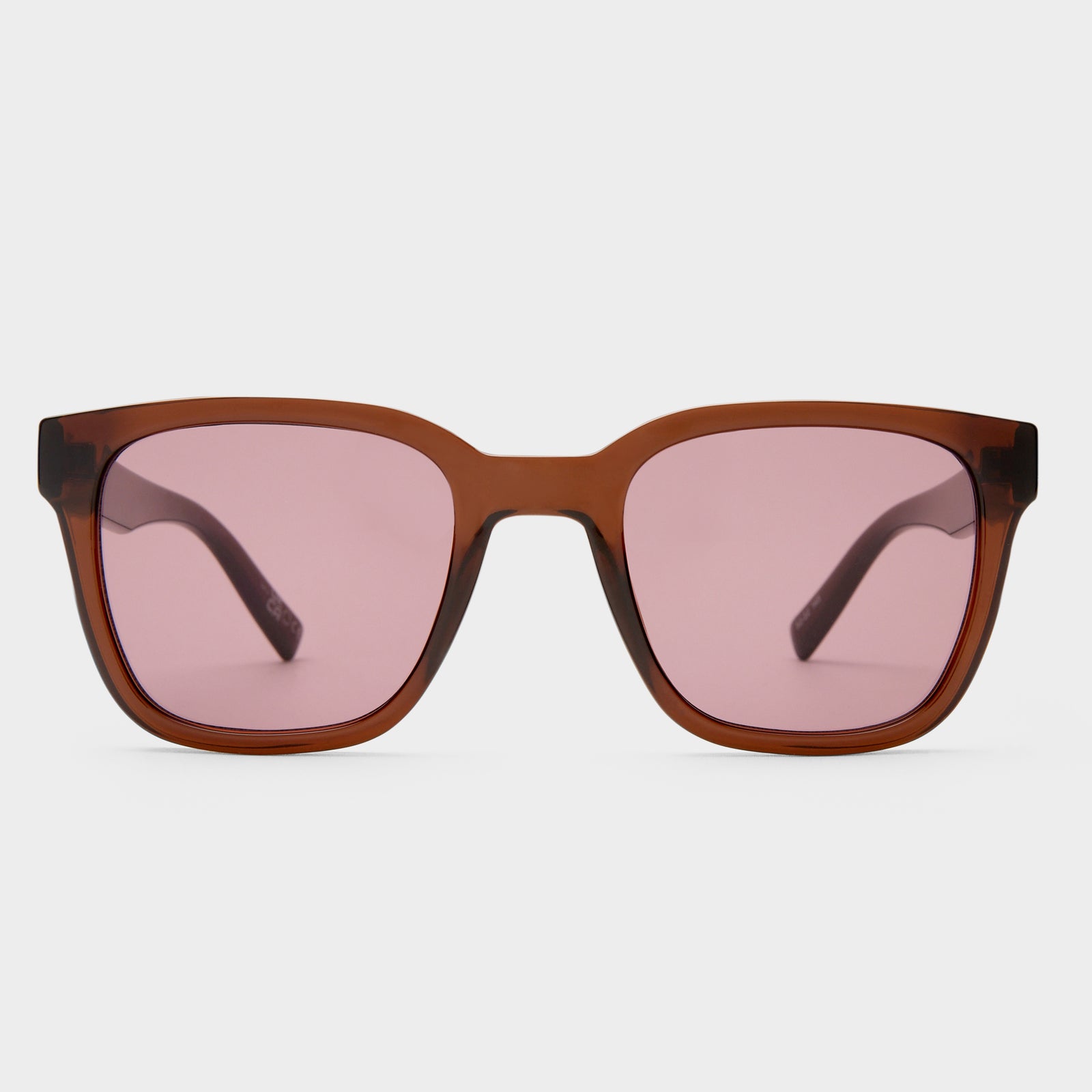 Elixir Dark Chocolate Female Square Sunglasses | Le Specs
