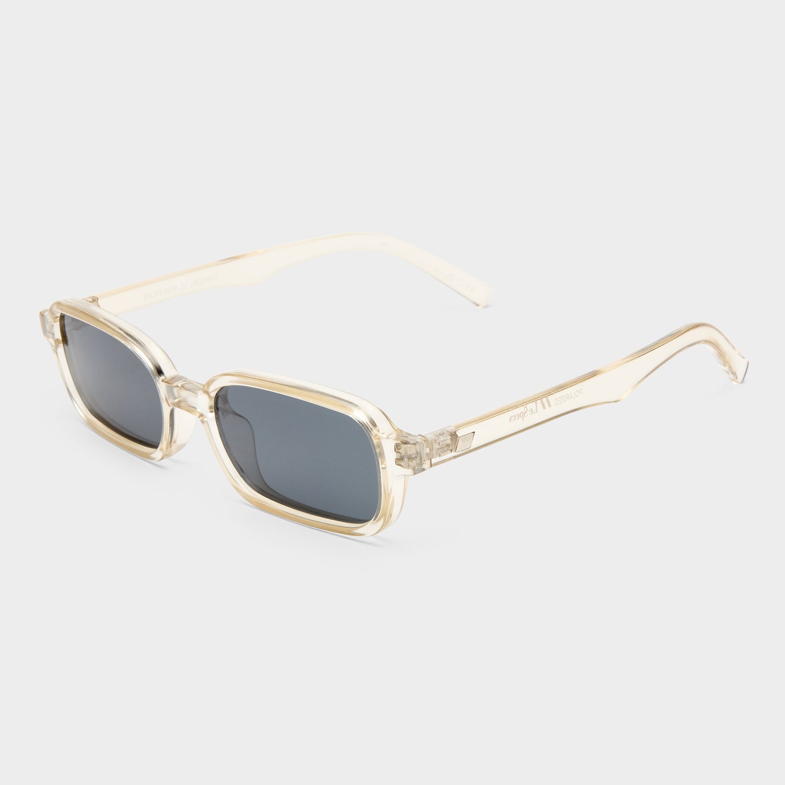 Pilferer Pewter Uni-Sex Rectangle Sunglasses | Le Specs