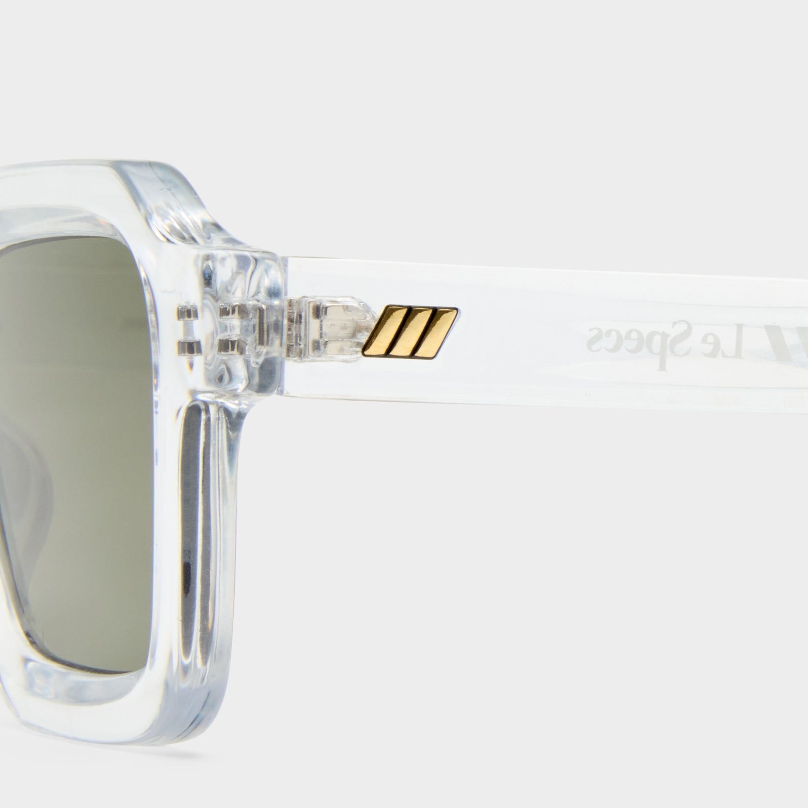 Impossible Clear Uni-Sex Square Sunglasses | Le Specs