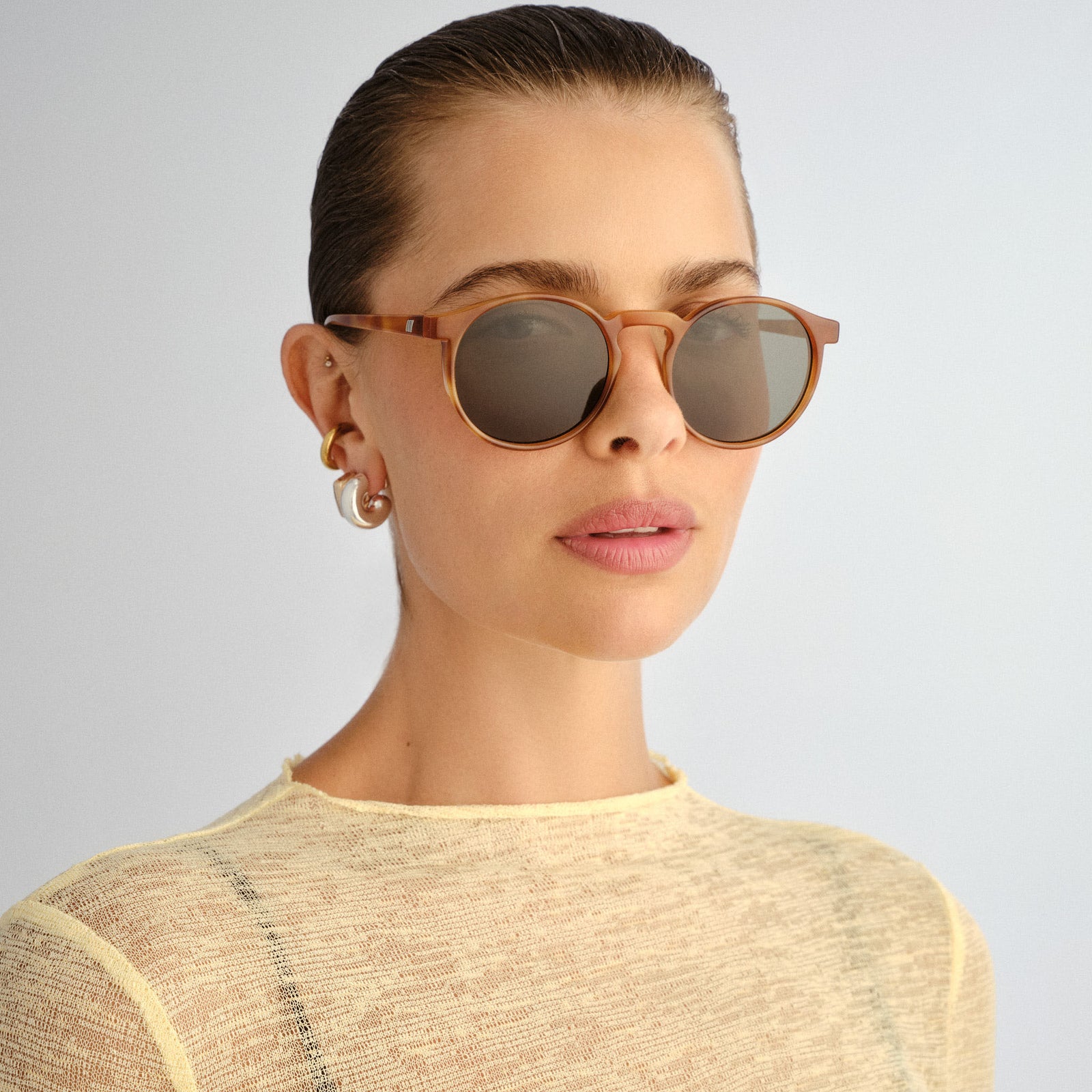 Teen Spirit Deux Tort Uni-Sex Round Sunglasses | Le Specs