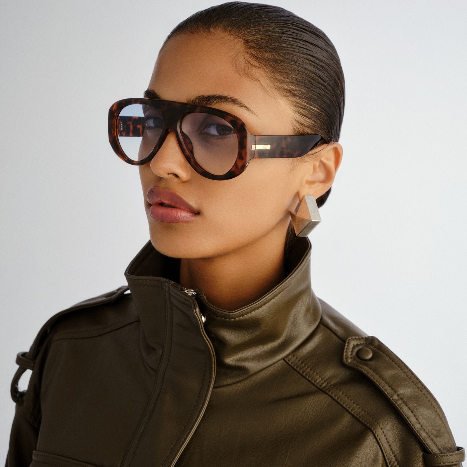 Dream Boat Tort Female Aviator Sunglasses | Le Specs