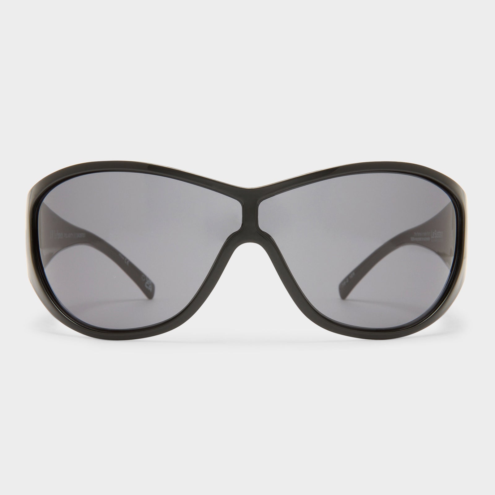 Polarity Black Uni-Sex Shield Sunglasses | Le Specs