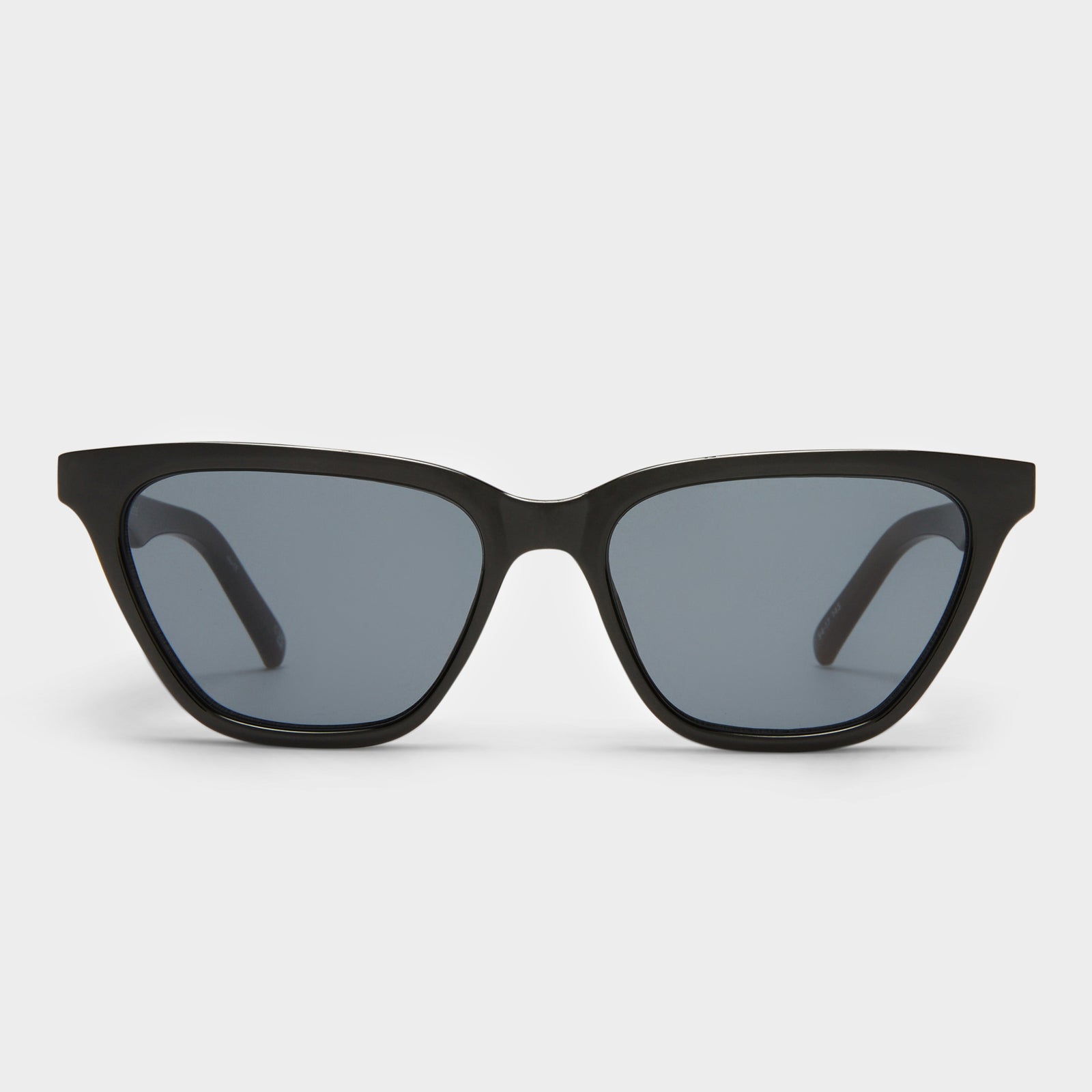 Unfaithful Black Female Cat-Eye Sunglasses | Le Specs