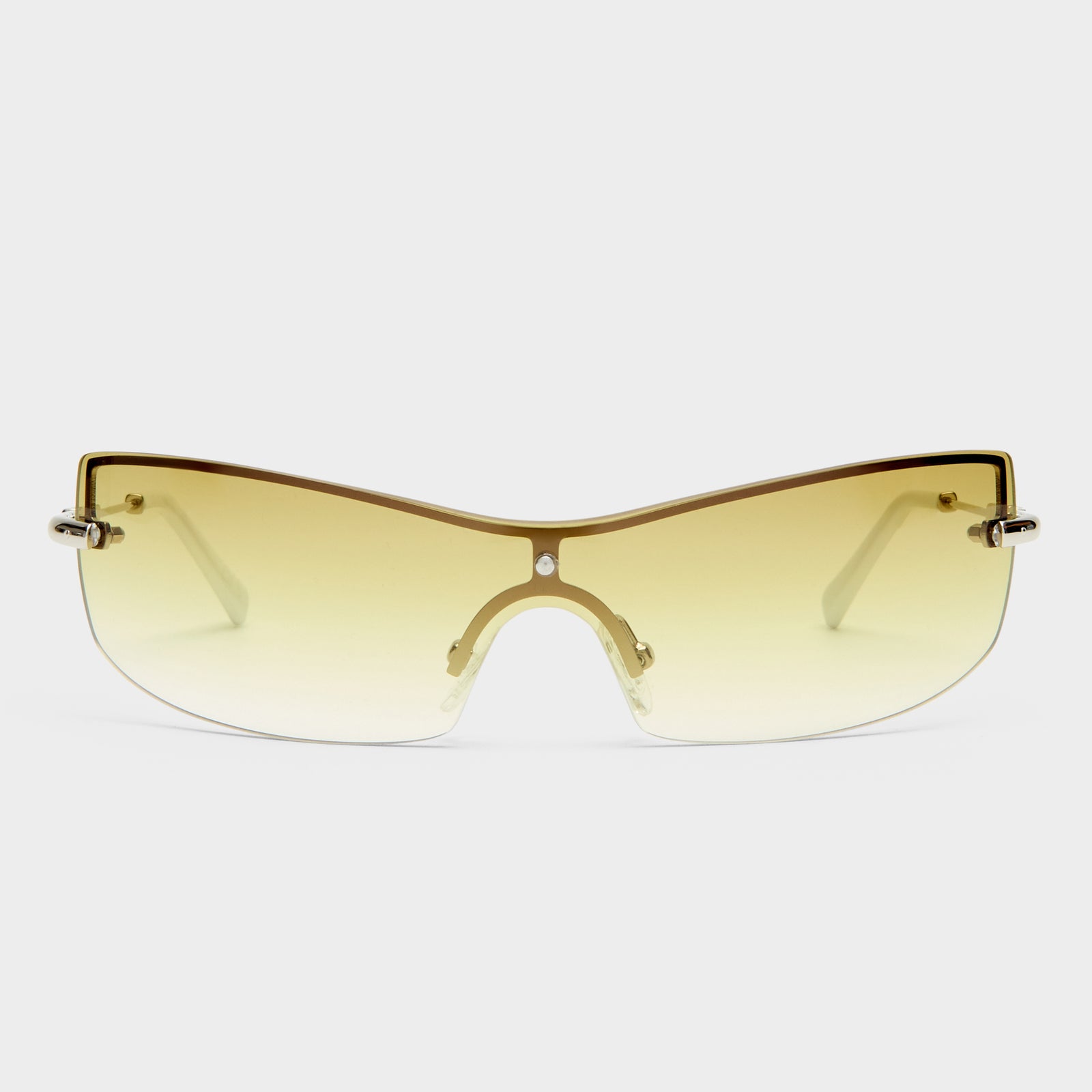 Velvetine Silver Uni-Sex Wrap Sunglasses | Le Specs