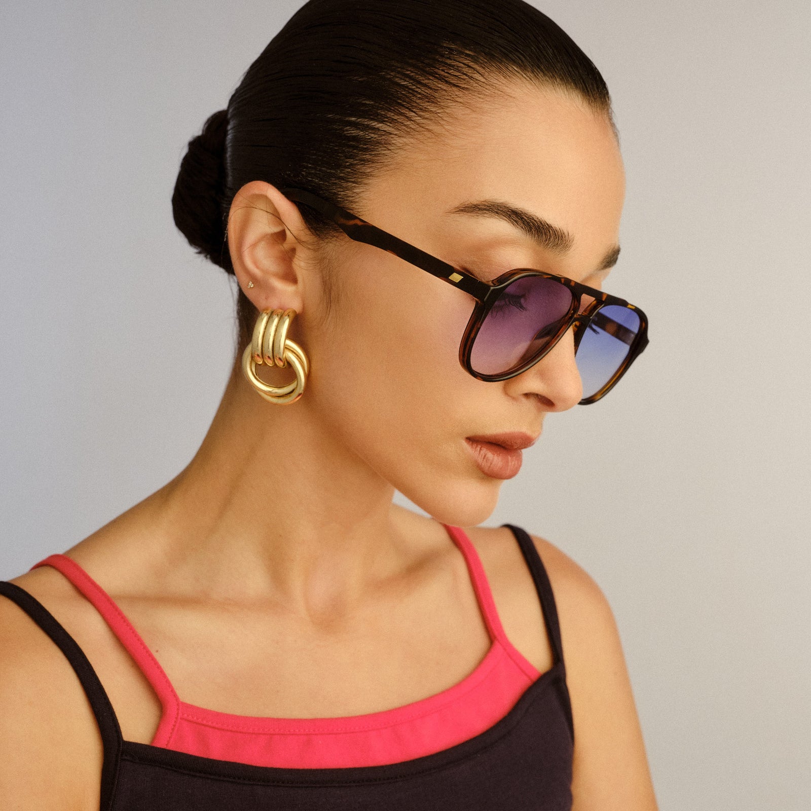Tragic Magic Tokyo Tort Uni-Sex Aviator Sunglasses | Le Specs
