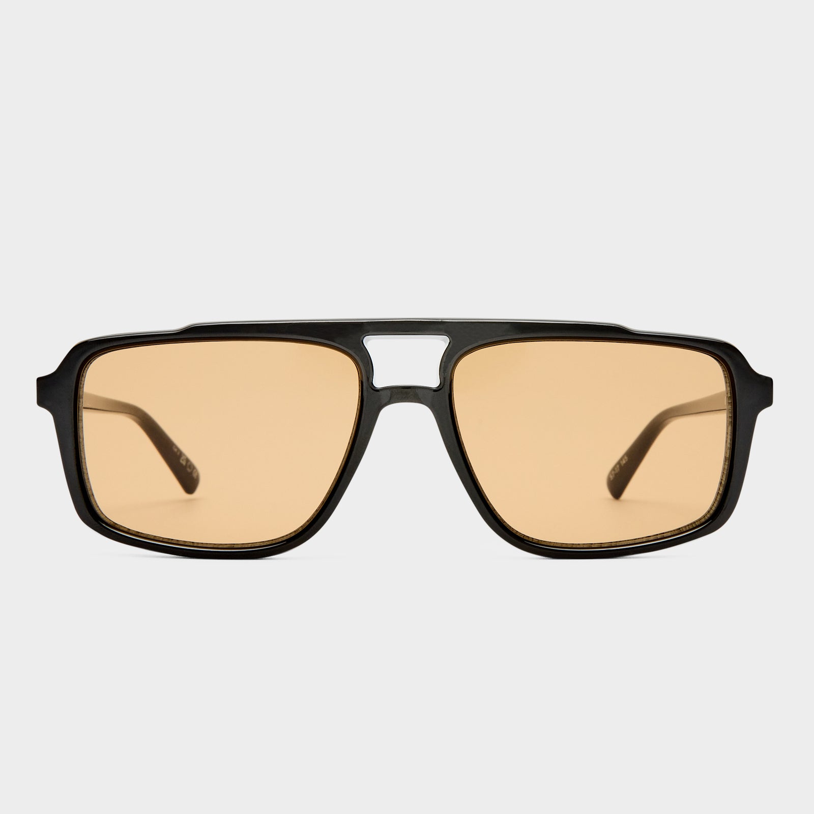 Le Gars + Black Uni-Sex Aviator Sunglasses | Le Specs
