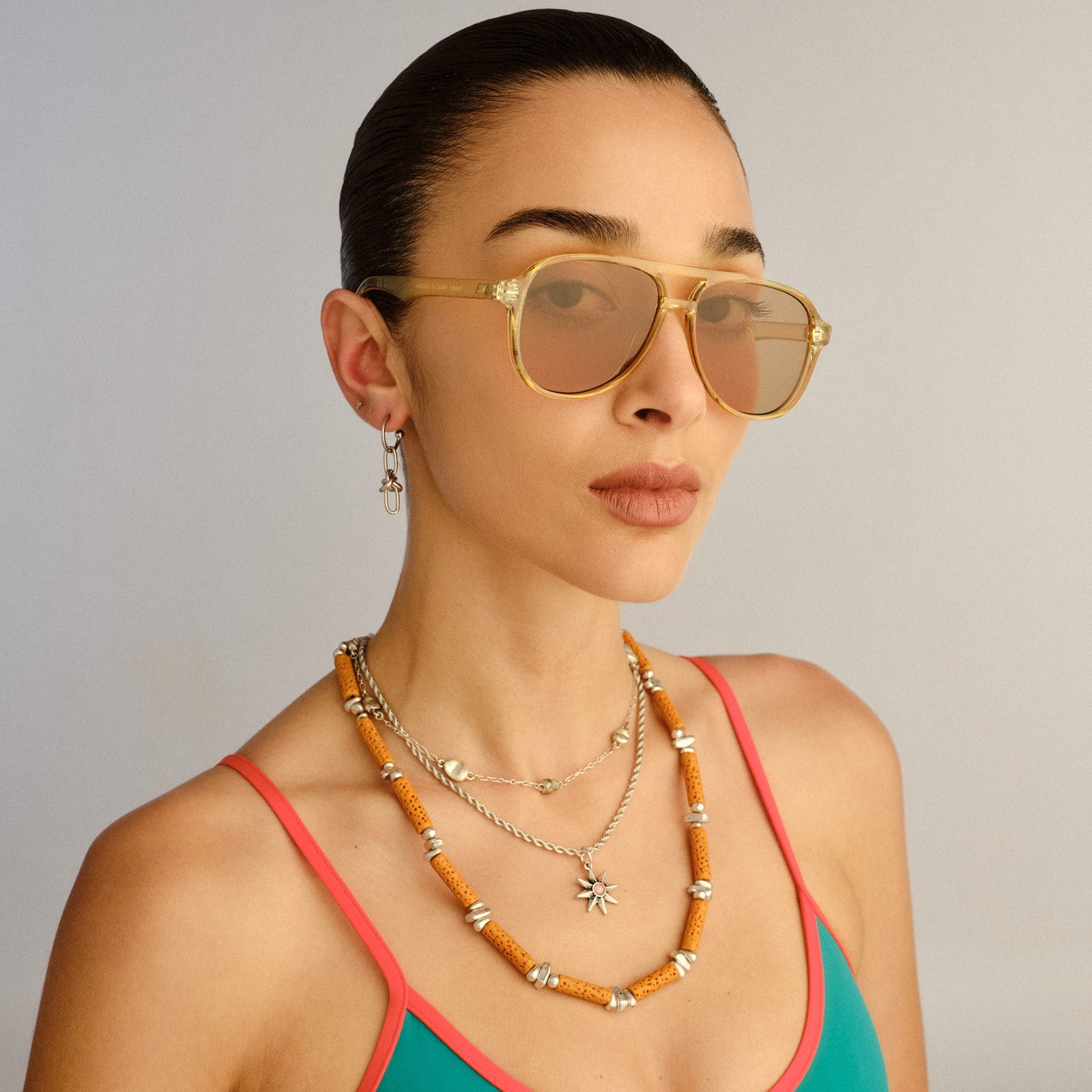 Tragic Magic Sage Uni-Sex Aviator Sunglasses | Le Specs