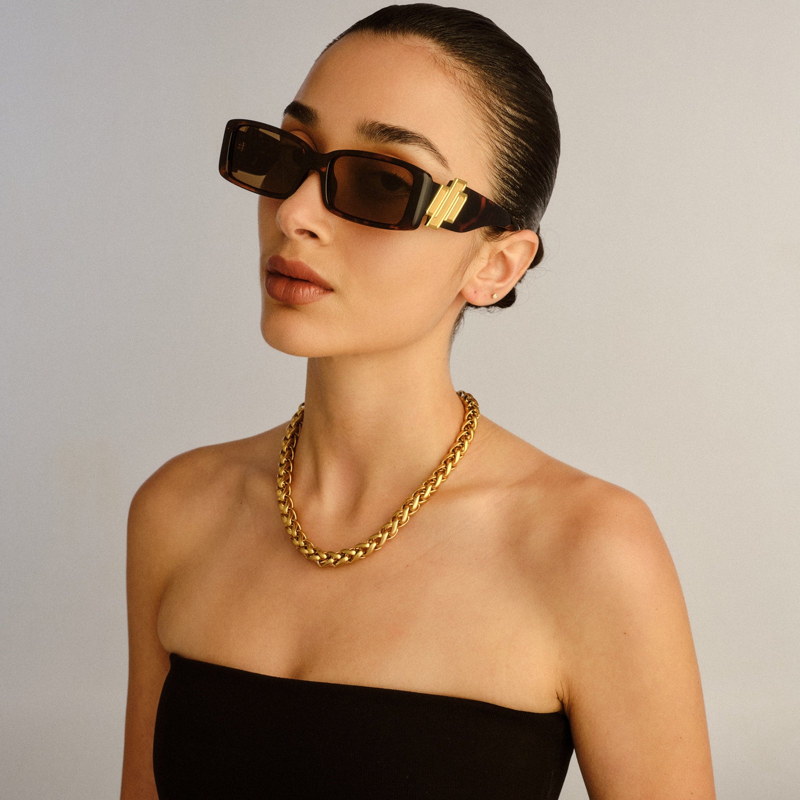 Cruel Intentions Tort Uni-Sex Rectangle Sunglasses | Le Specs