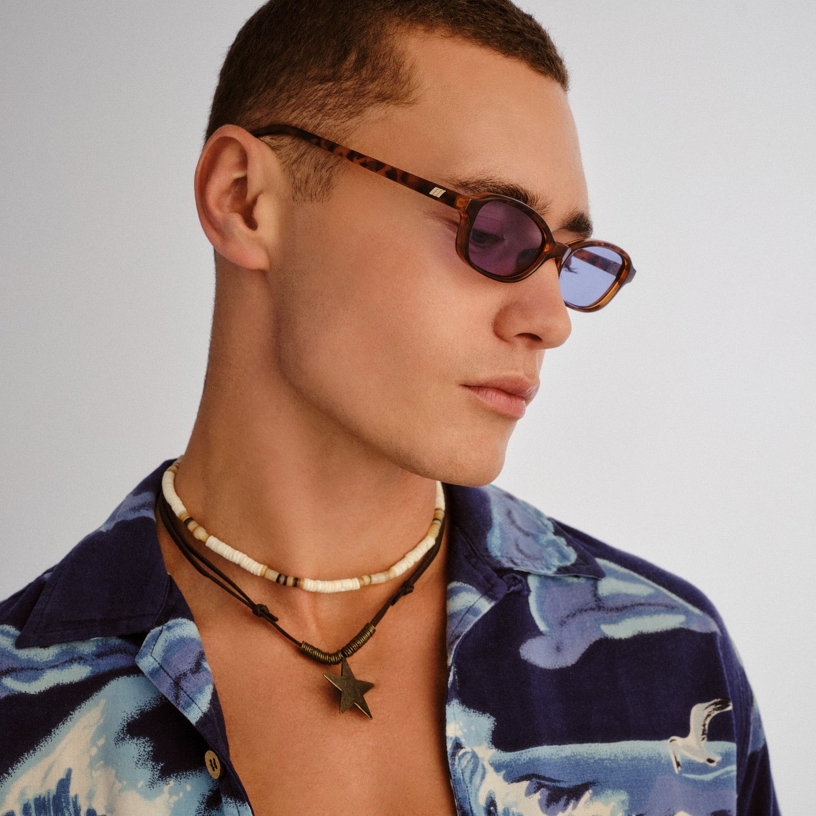 Honey Pot Amber Tort Female Rectangle Sunglasses | Le Specs