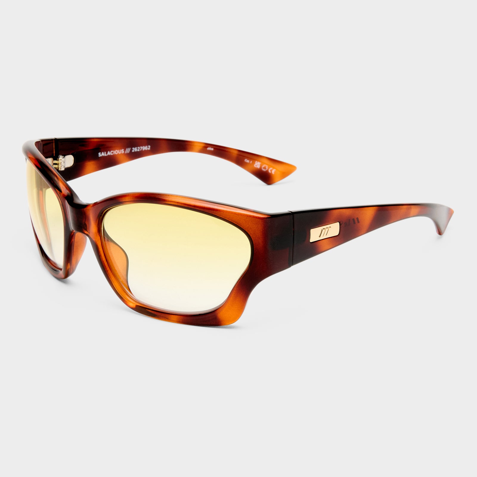 Salacious Toffee Tort Uni-Sex Wrap Sunglasses | Le Specs