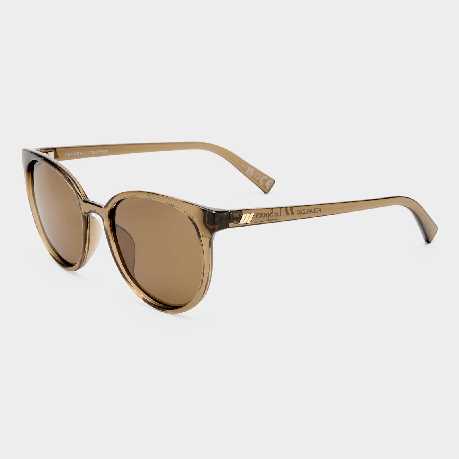 Armada Cocoa Female Round Sunglasses | Le Specs