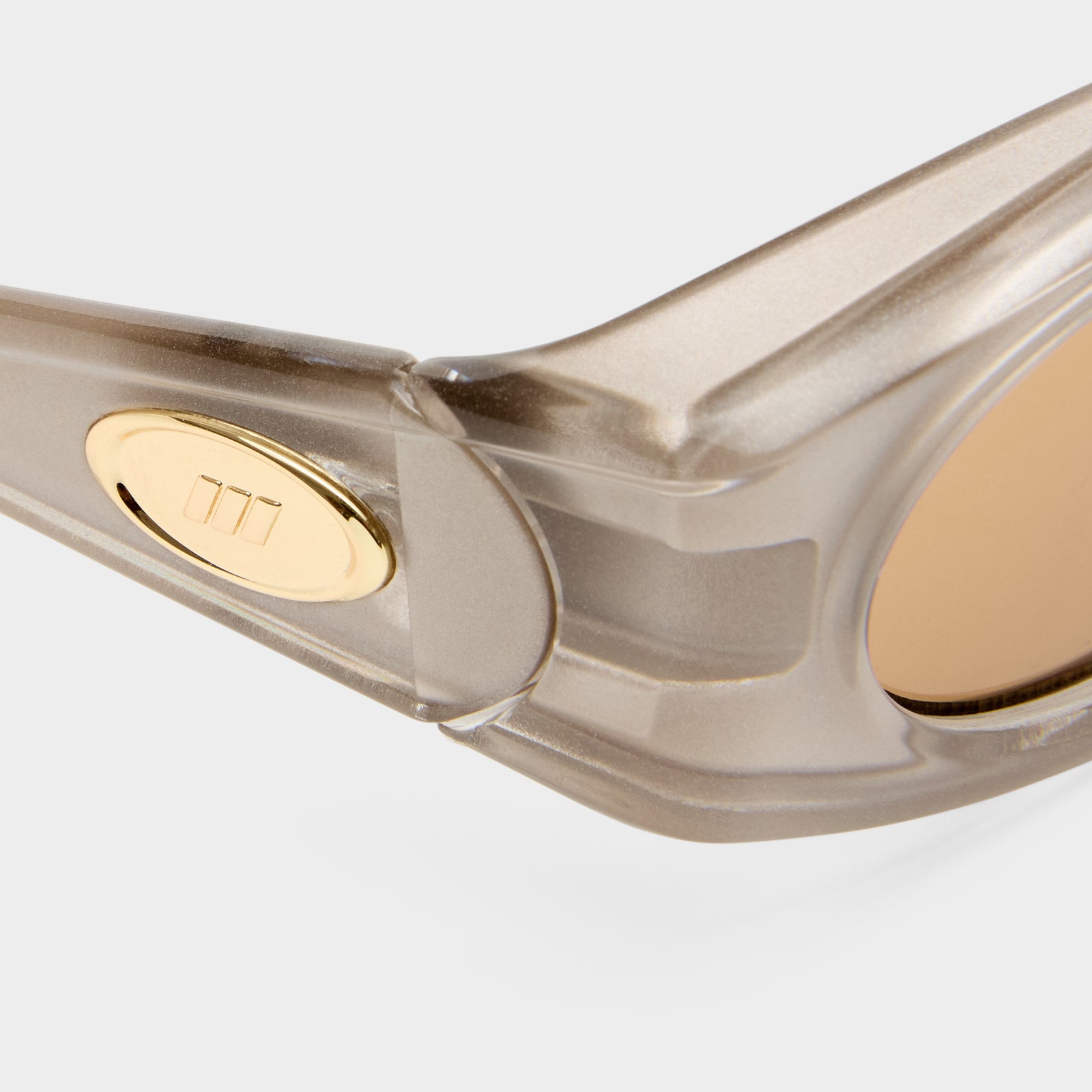 Glaciem Pearl Sandstone Uni-Sex Wrap Sunglasses | Le Specs