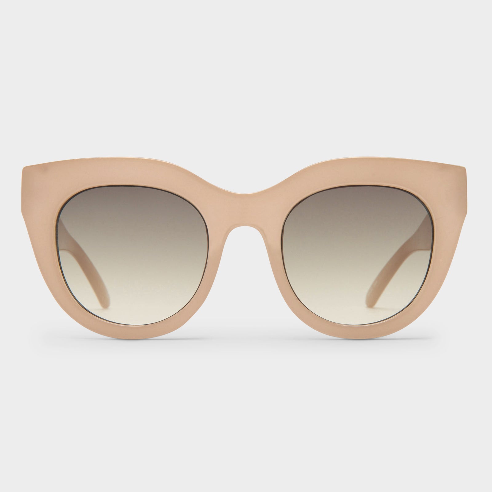 Air Heart Oatmeal Female Cat-Eye Sunglasses | Le Specs