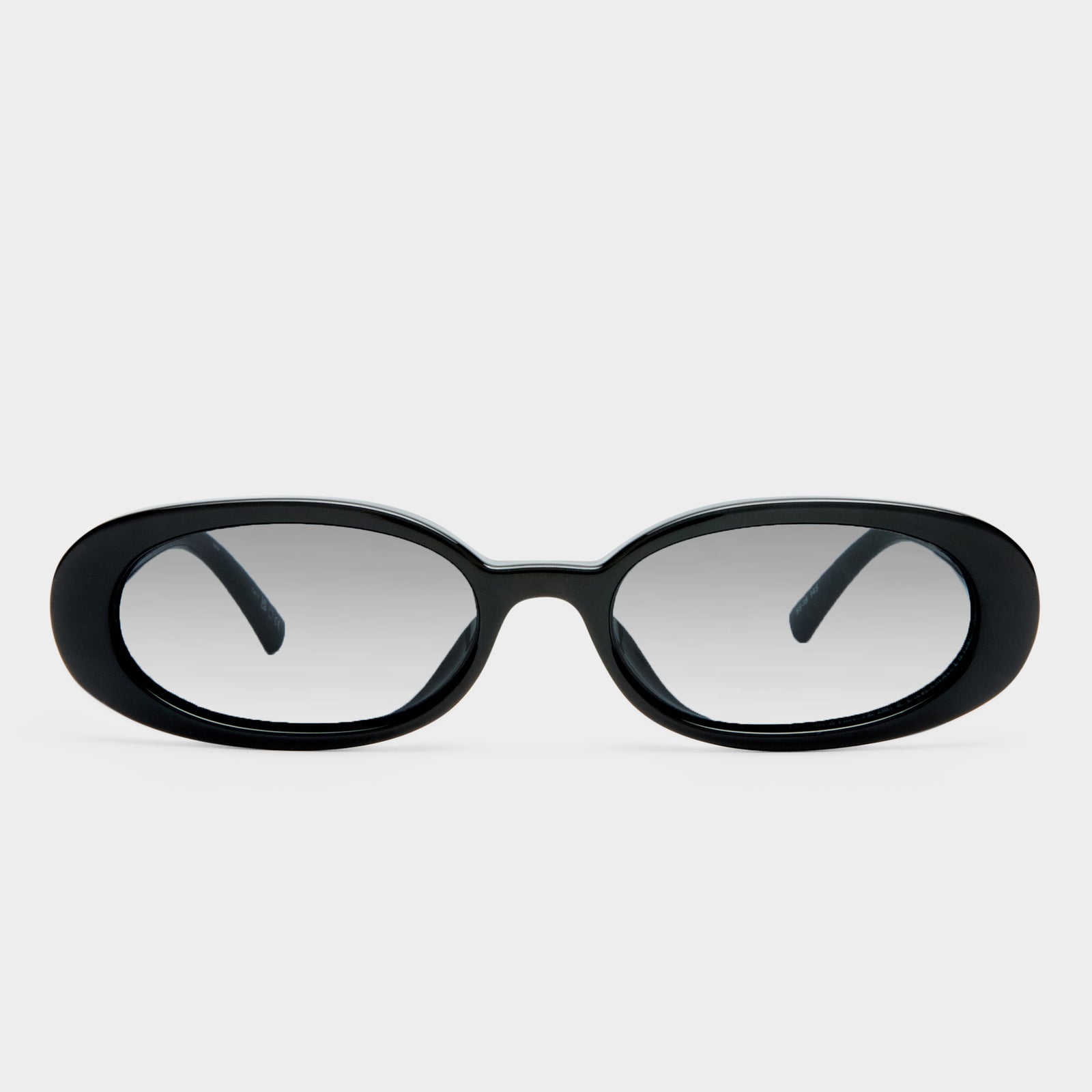 Outta Love + Black Female Oval Sunglasses | Le Specs