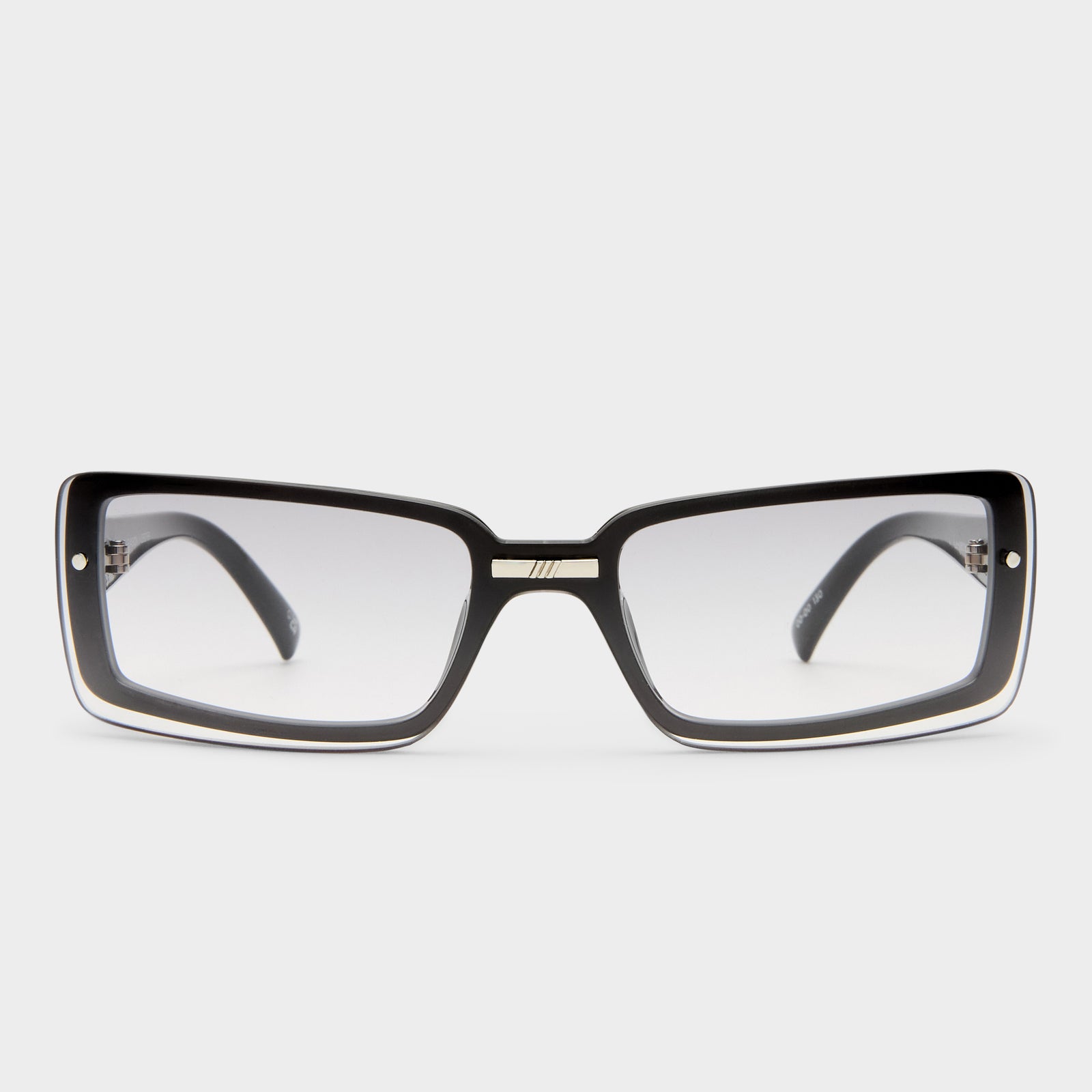 Evasion Black Female Rectangle Sunglasses | Le Specs