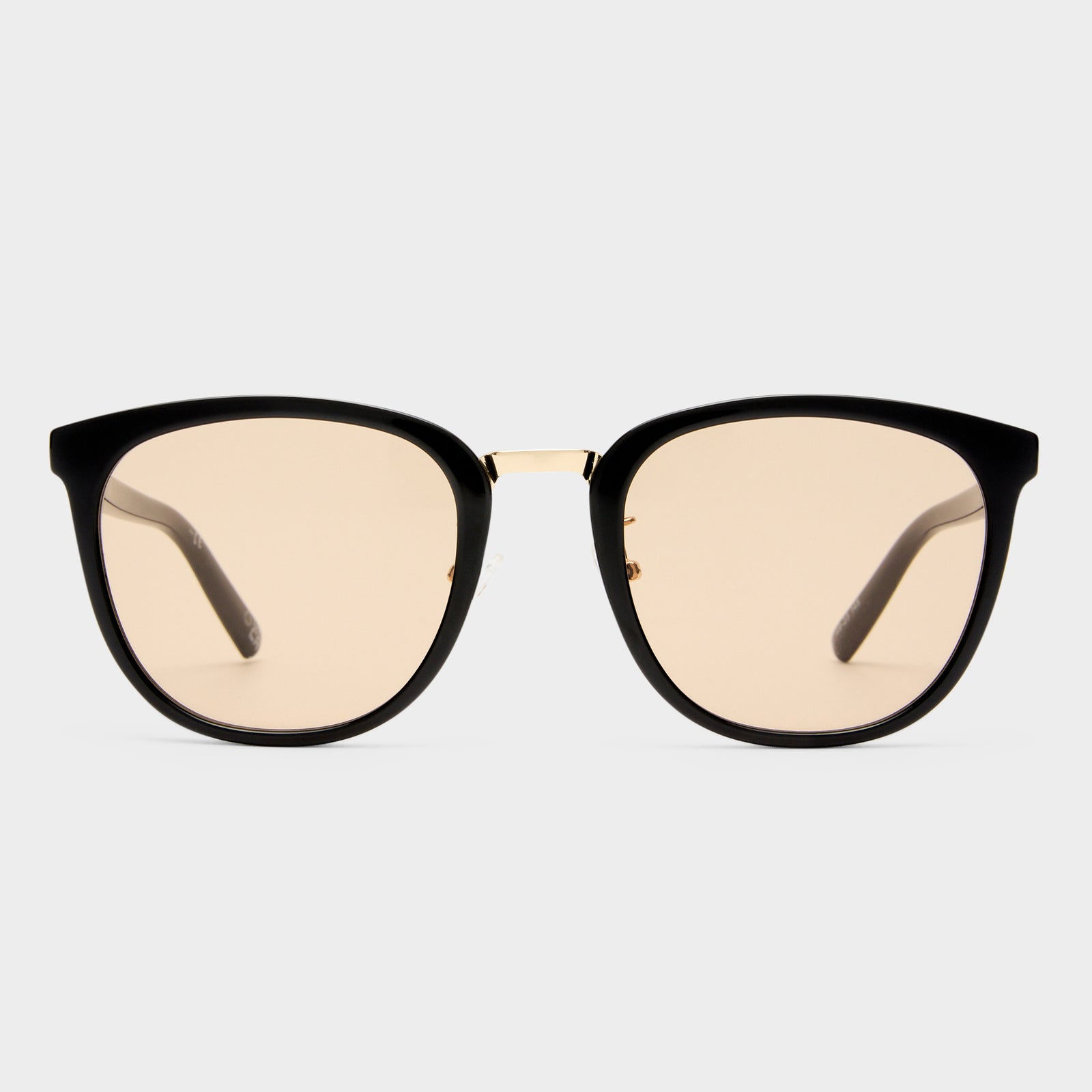 Eclipse + Black Female Round Sunglasses | Le Specs