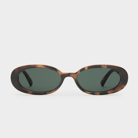 美品☀️Le Specs OUTTA LOVE サングラス Outta Love Black Uni-Sex Oval Sunglasses | Le Specs