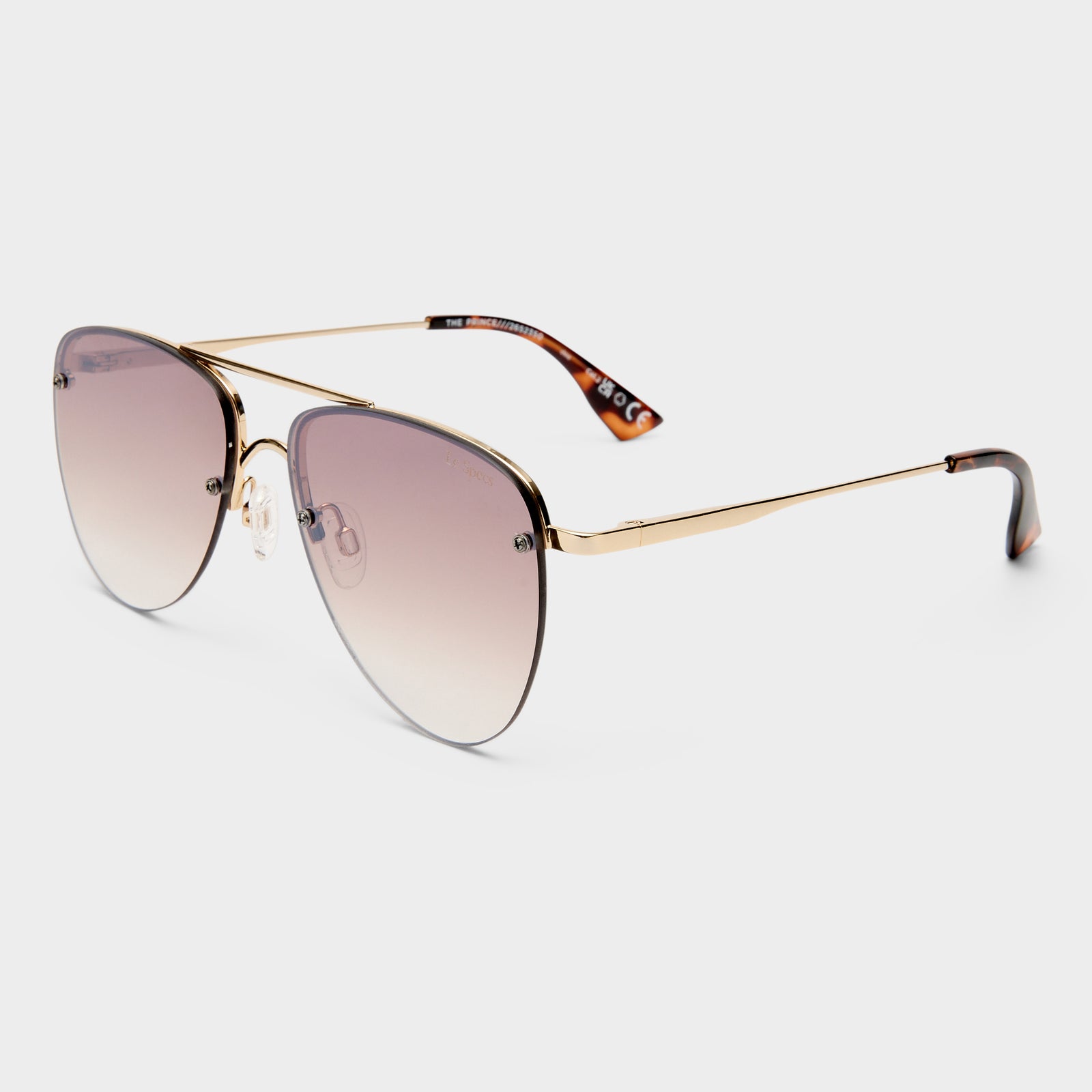 The Prince Gold Female Aviator Sunglasses | Le Specs