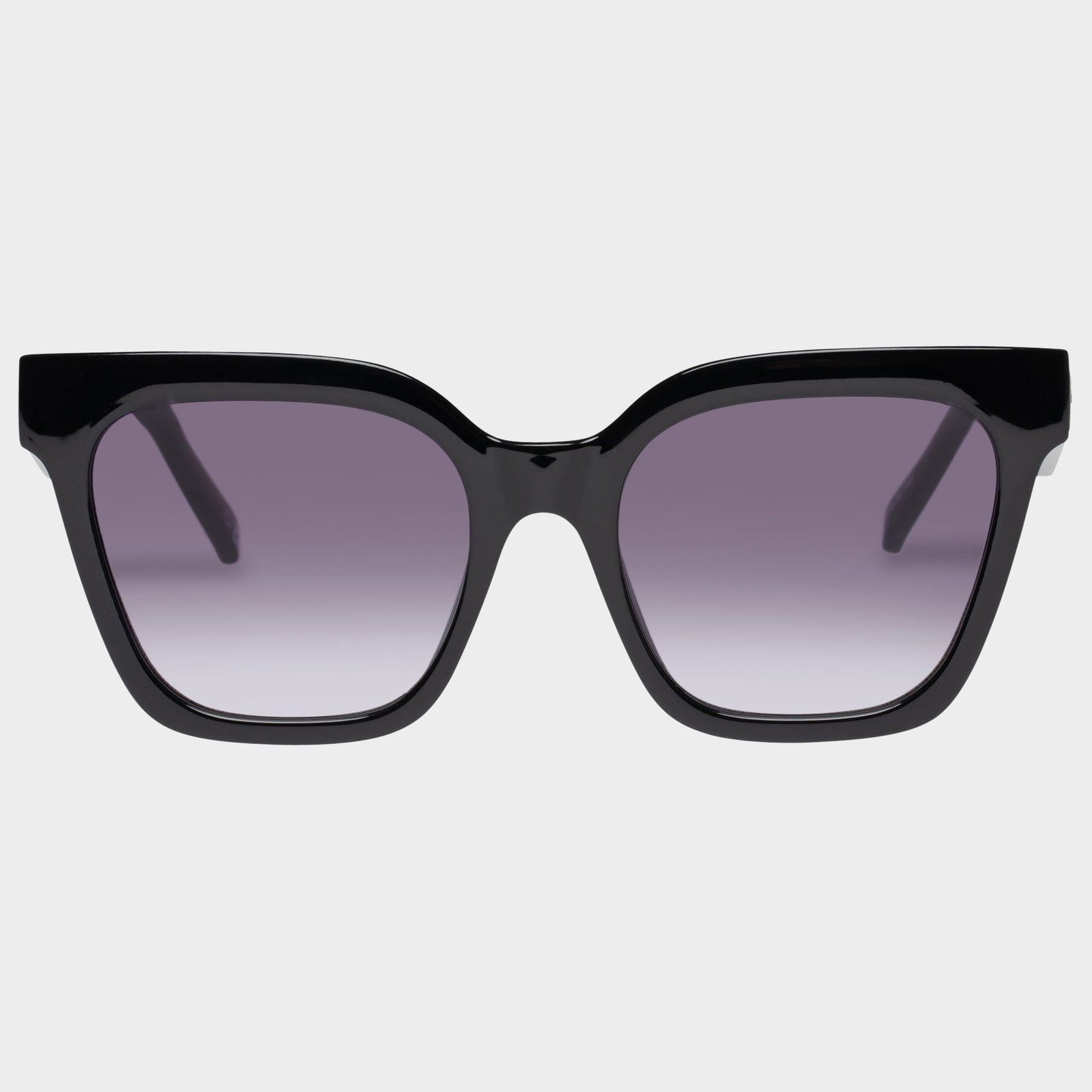 Star Glow Black Female Square Sunglasses | Le Specs