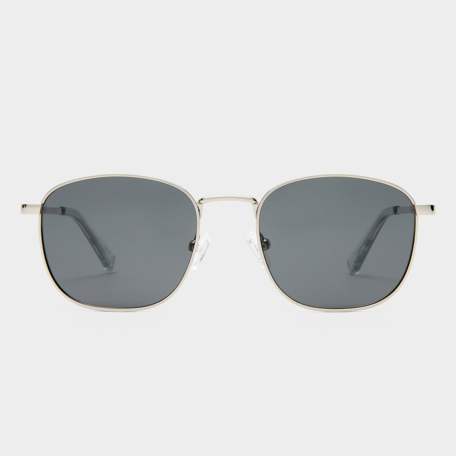 Neptune Deux Silver Uni-Sex Square Sunglasses | Le Specs