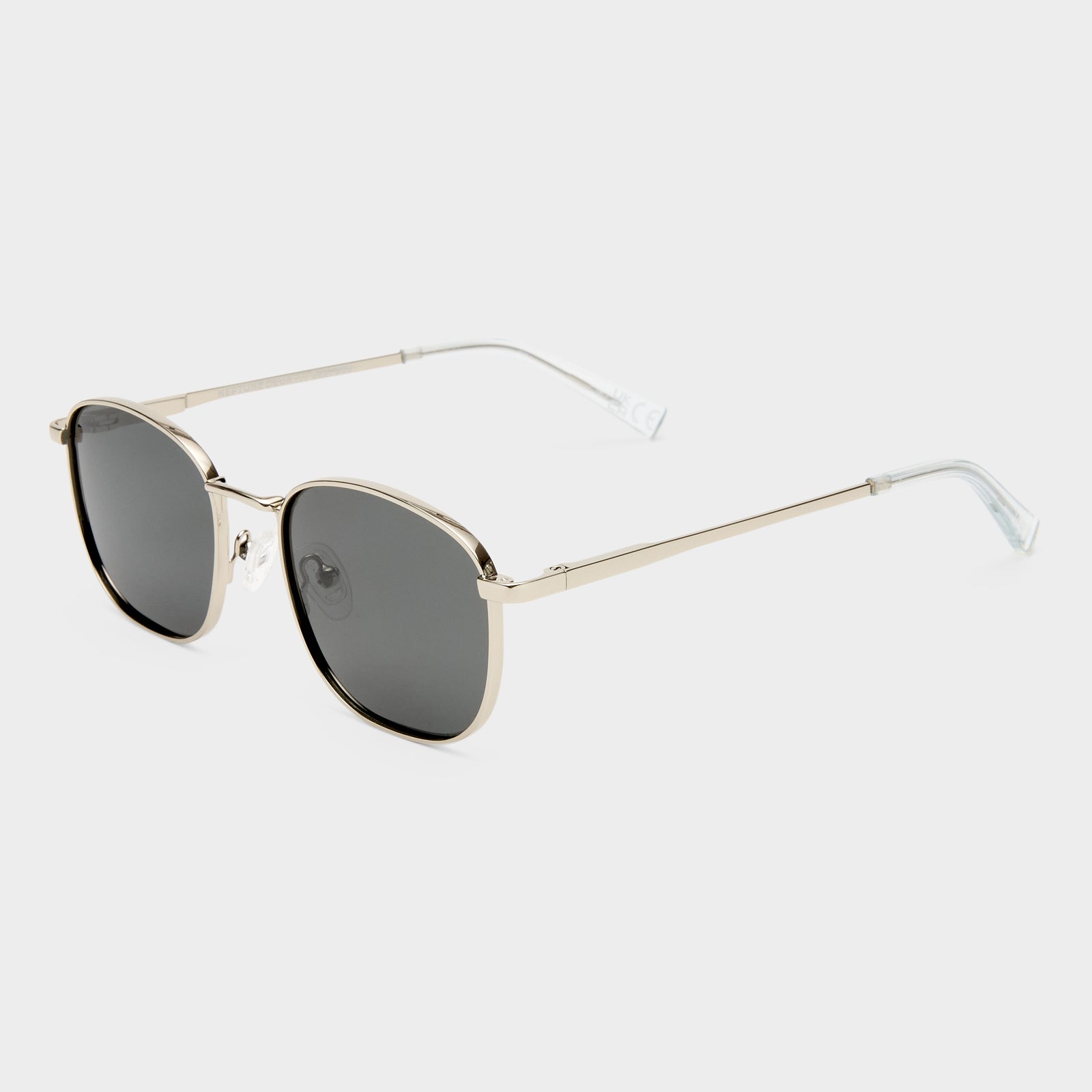 Neptune Deux Silver Uni-Sex Square Sunglasses | Le Specs