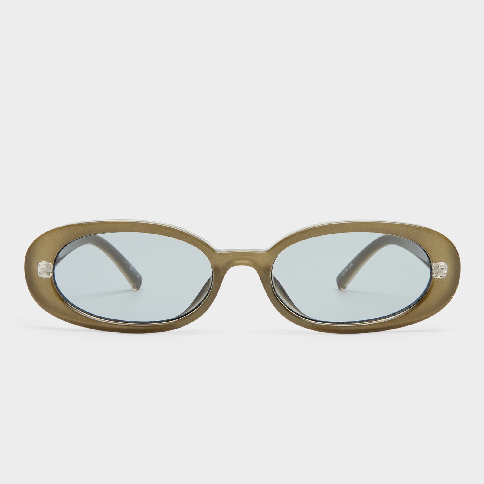 Outta Love + Olive Pearl Female Oval Sunglasses | Le Specs