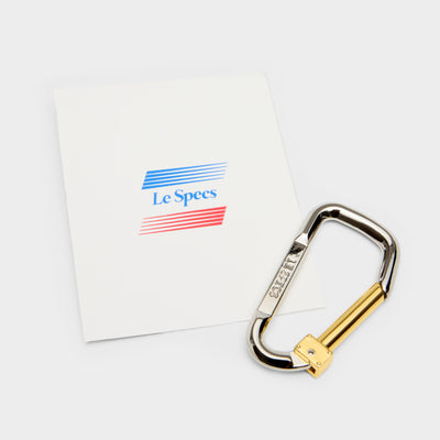 LE SPECS CARABINER | SILVER & GOLD