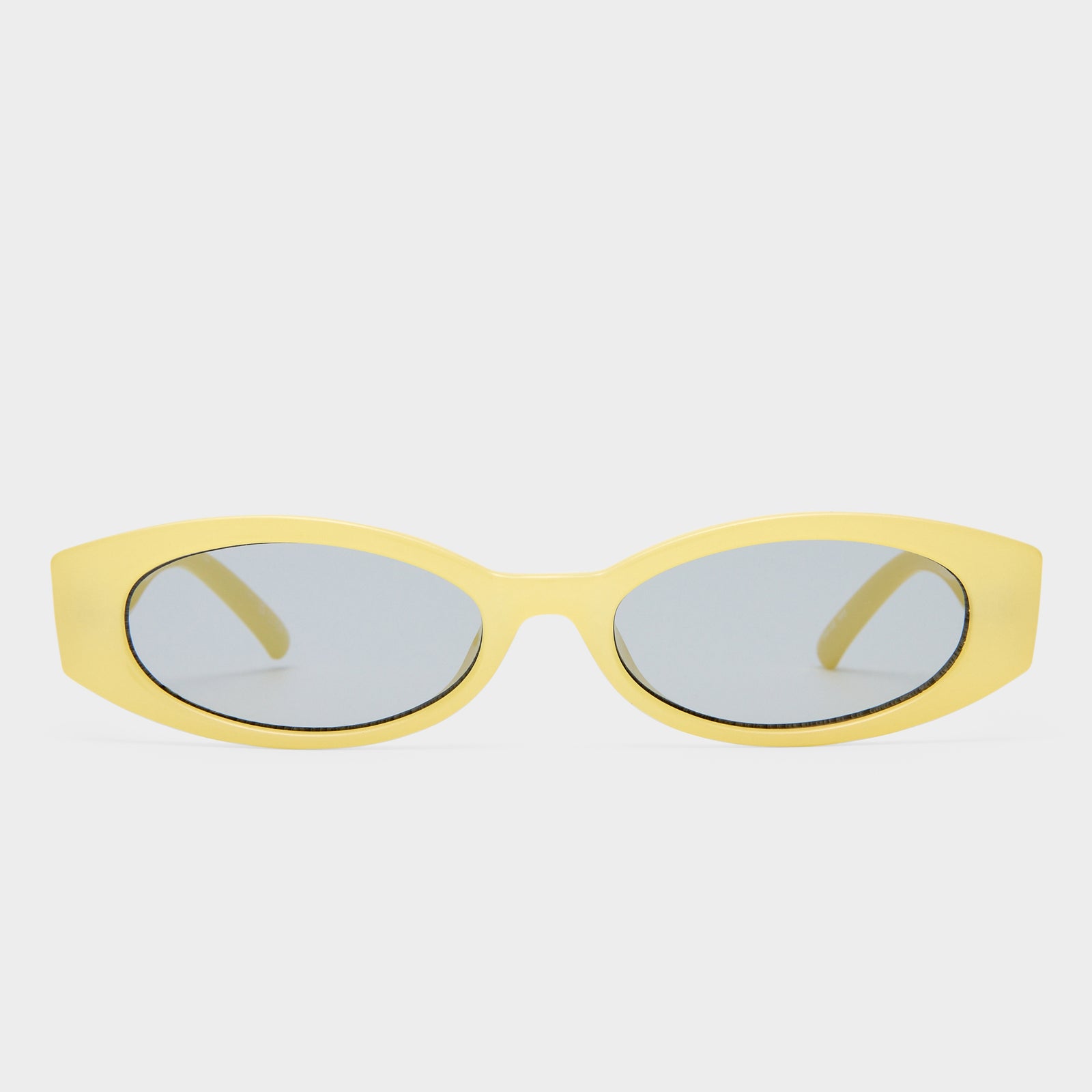Belladonna Acid Yellow Pearl Female Oval Sunglasses | Le Specs