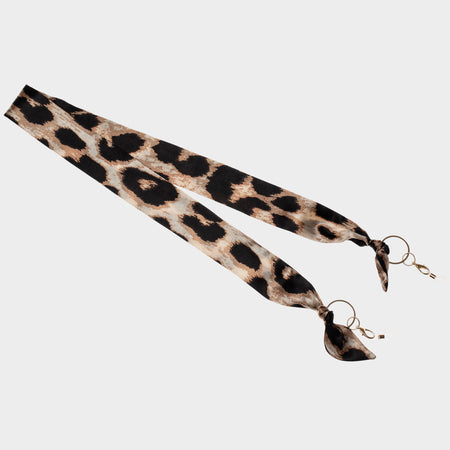 y2k 00s leopard stole 平成 Y2k Scarf Chain Leopard Female | Le Specs