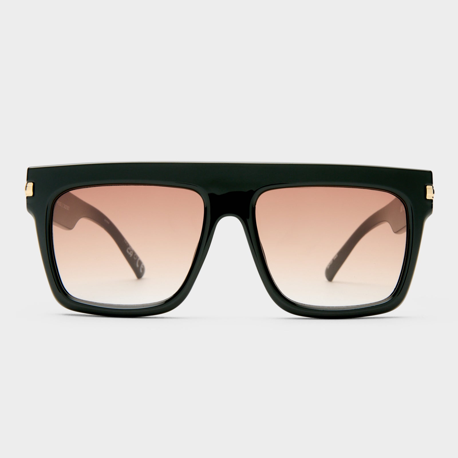 Offside + Dark Khaki Female Shield Sunglasses | Le Specs