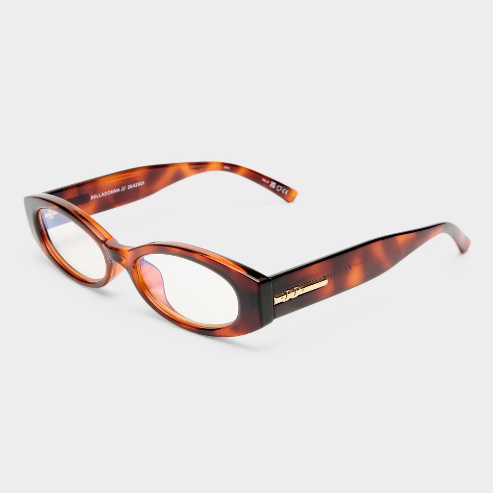 Belladonna Toffee Tort Female Wrap Blue Light | Le Specs