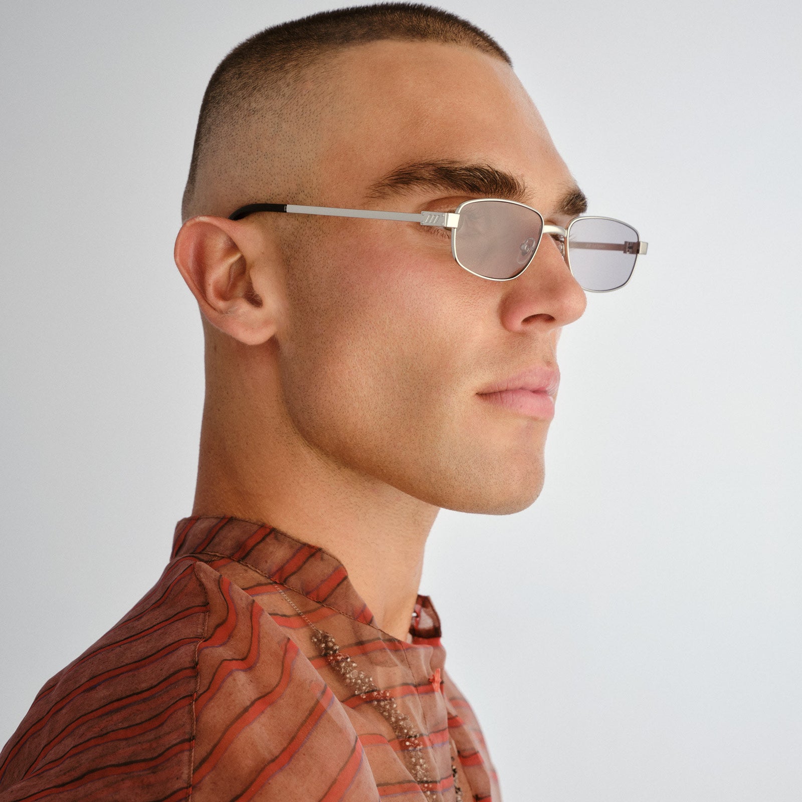 Torrid Silver Uni-Sex Rectangle Sunglasses | Le Specs