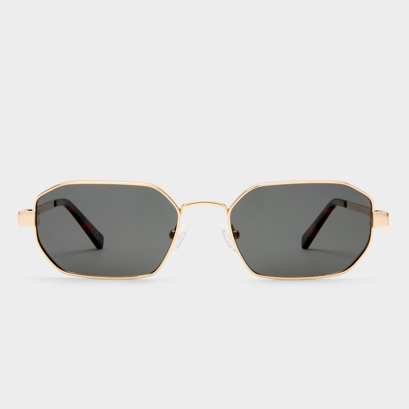 Mythic Gold Uni-Sex Square Sunglasses | Le Specs