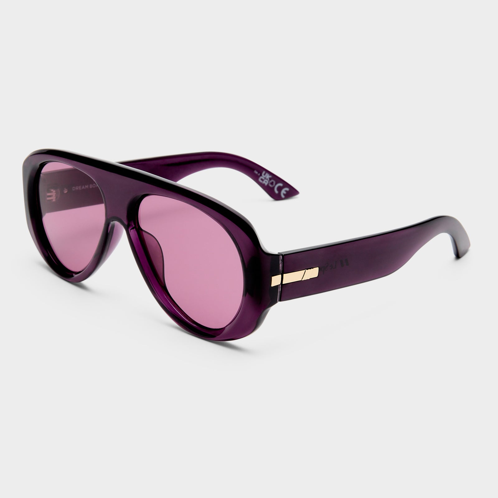 Dream Boat Violet Uni-Sex Aviator Sunglasses | Le Specs