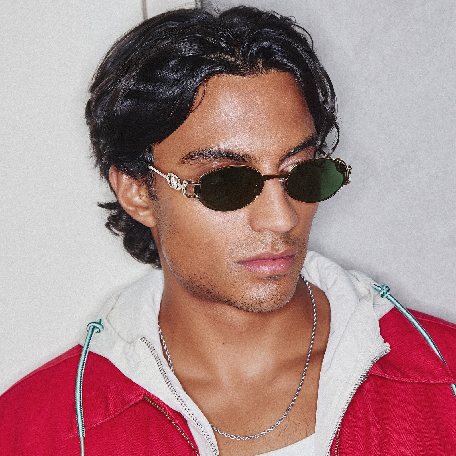 The Forbidden Silver Uni-Sex Oval Sunglasses | Le Specs