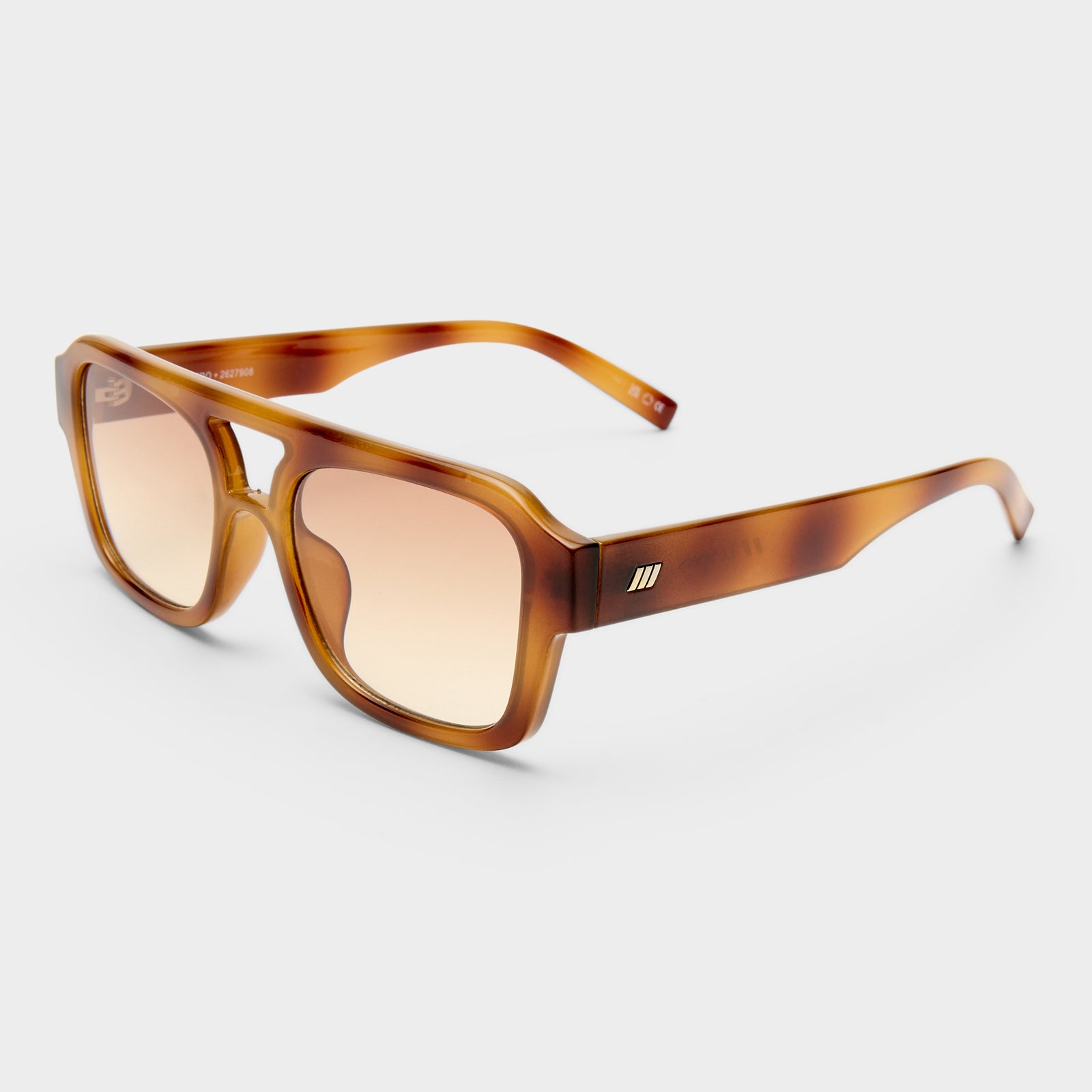 Subzero + Vintage Tort Uni-Sex Aviator Sunglasses | Le Specs