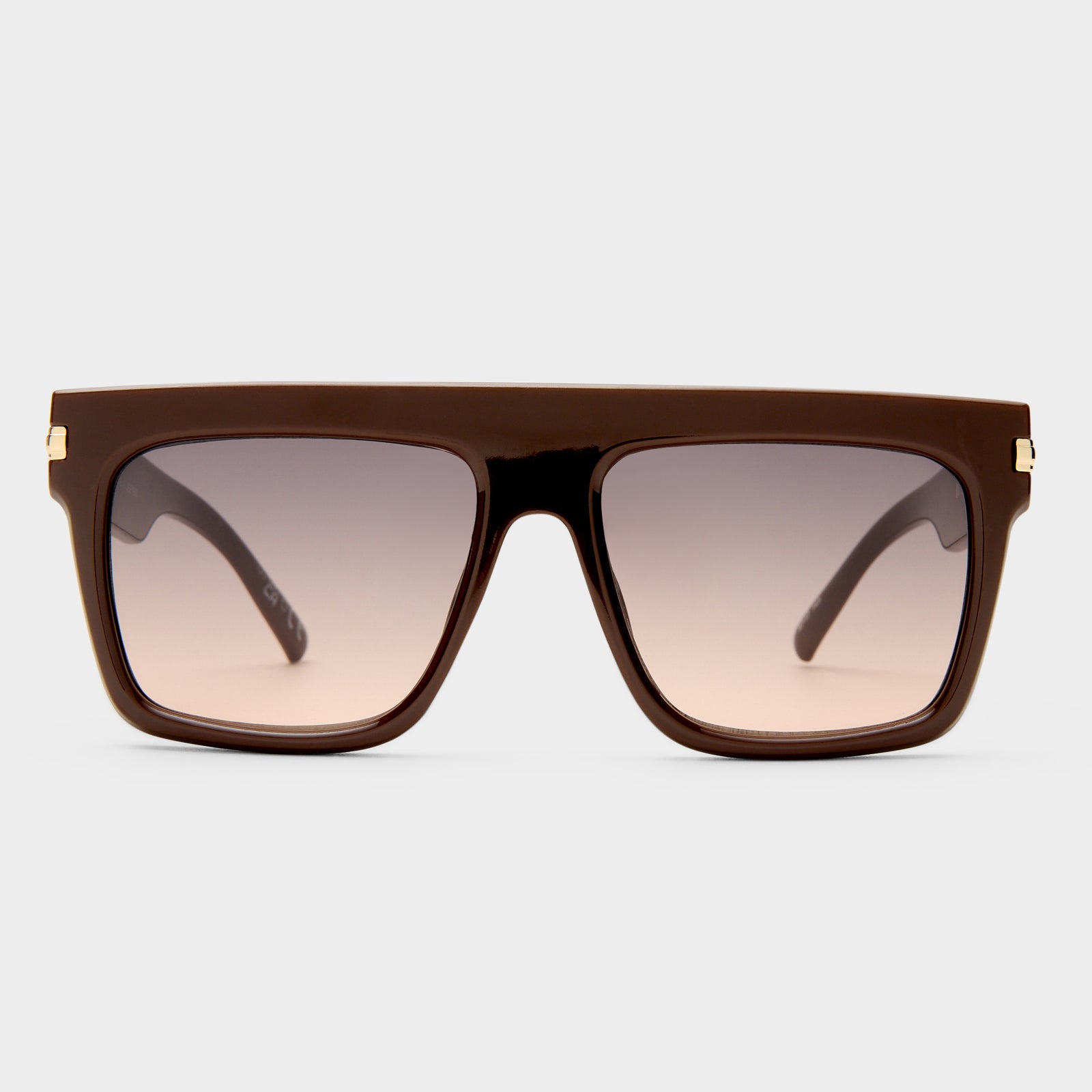Offside + Dark Cocoa Female Shield Sunglasses | Le Specs