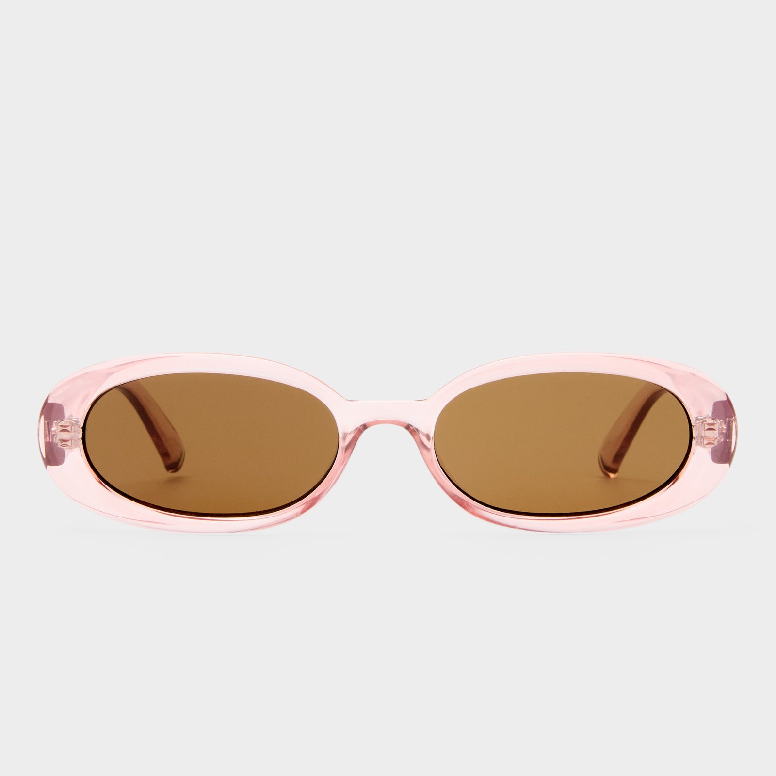 Outta Love Rosewater Female Oval Sunglasses | Le Specs