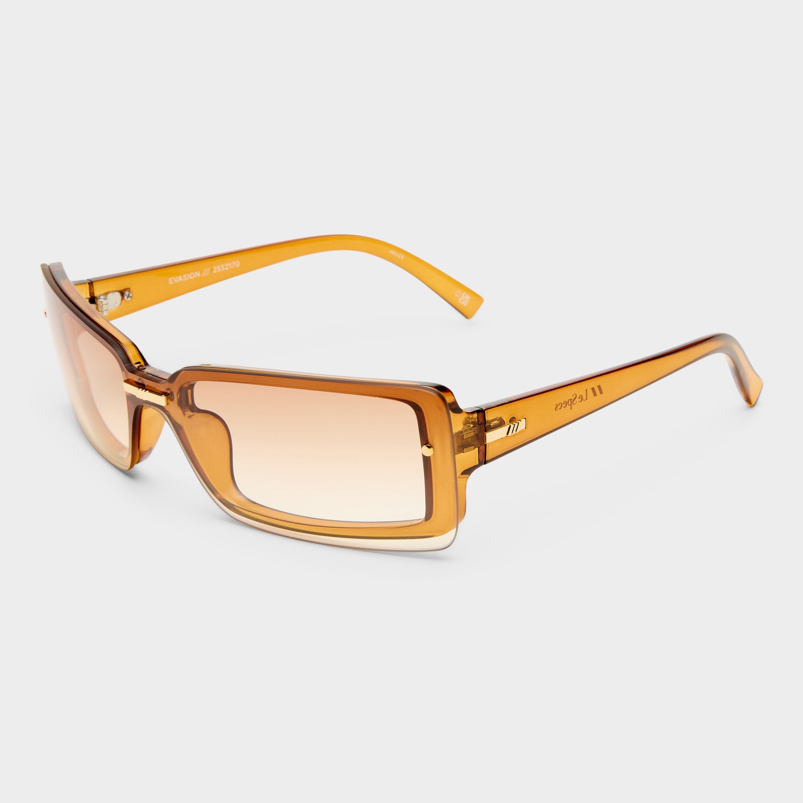 Evasion Whiskey Female Rectangle Sunglasses | Le Specs